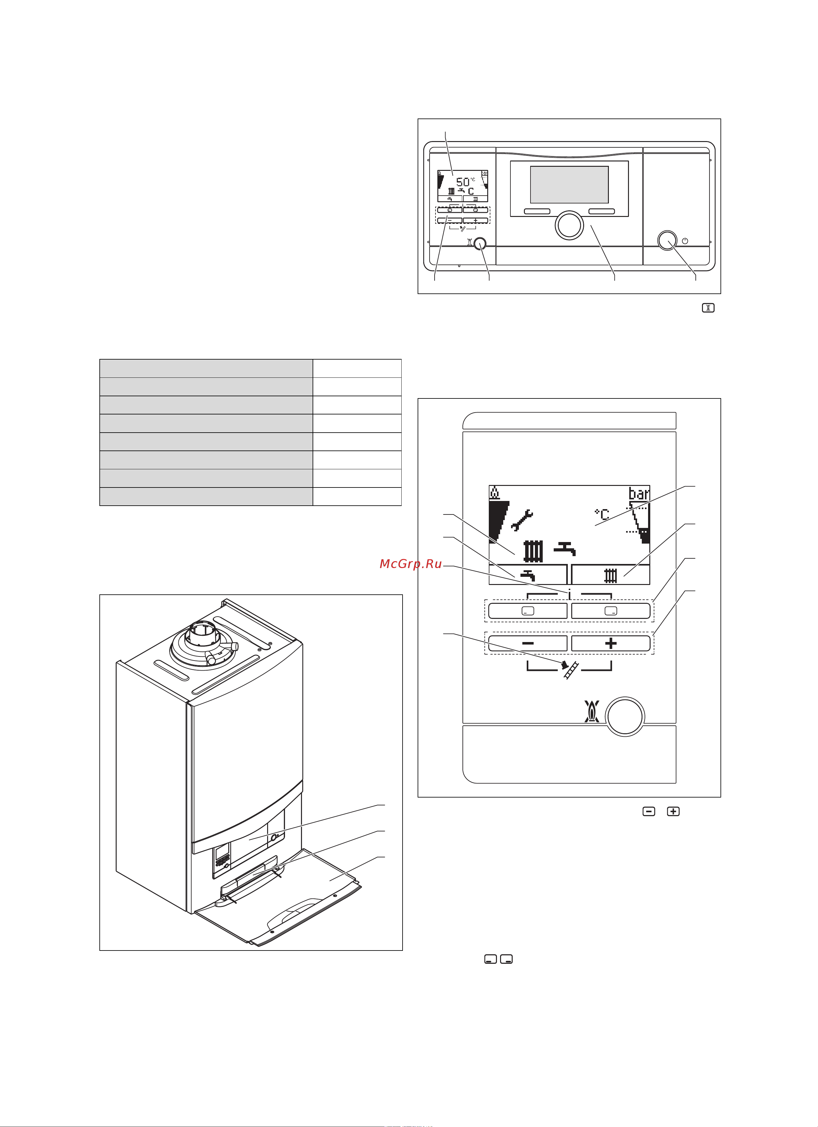 Vaillant ecoTEC VU OE 656-4 [6/16] Пульт управления