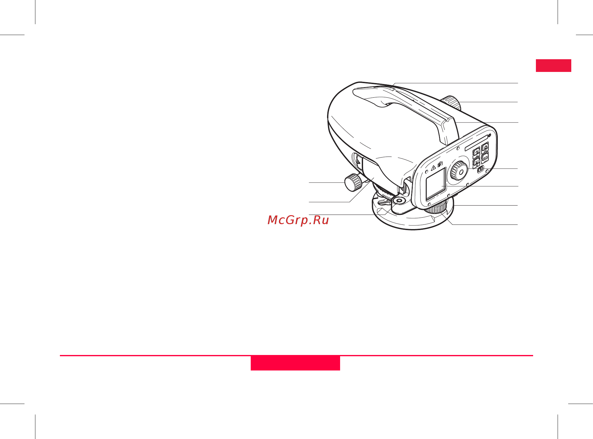 Leica Sprinter 250M [5/380] Table of contents