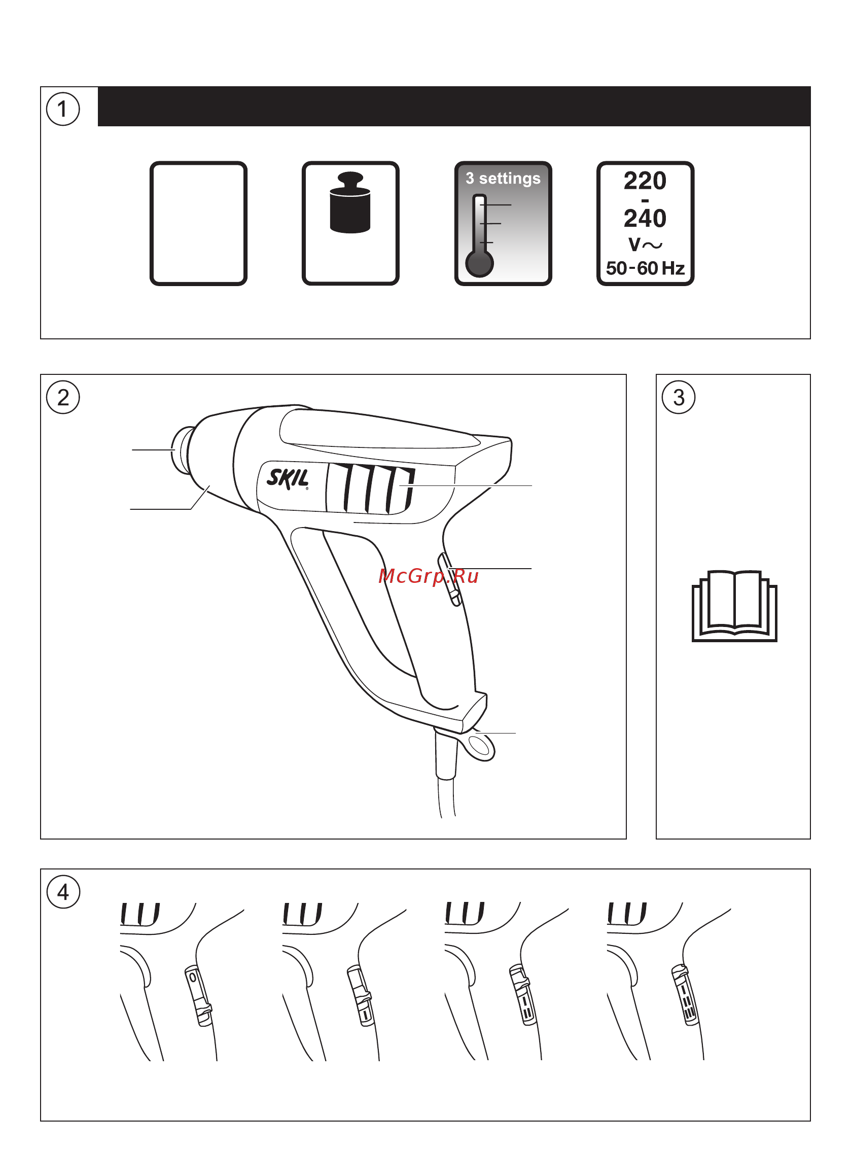 Skil 8003 LA (F 015 800 3LA) Инструкция по эксплуатации онлайн [2/152] 328820