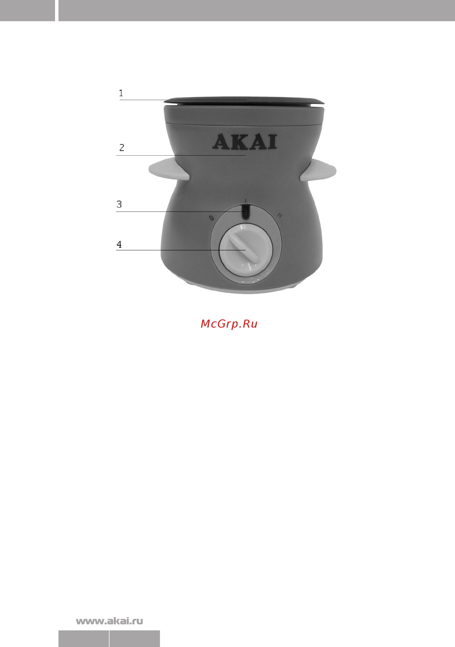 Akai TF-1150G [4/8] Руководство по эксплуатации