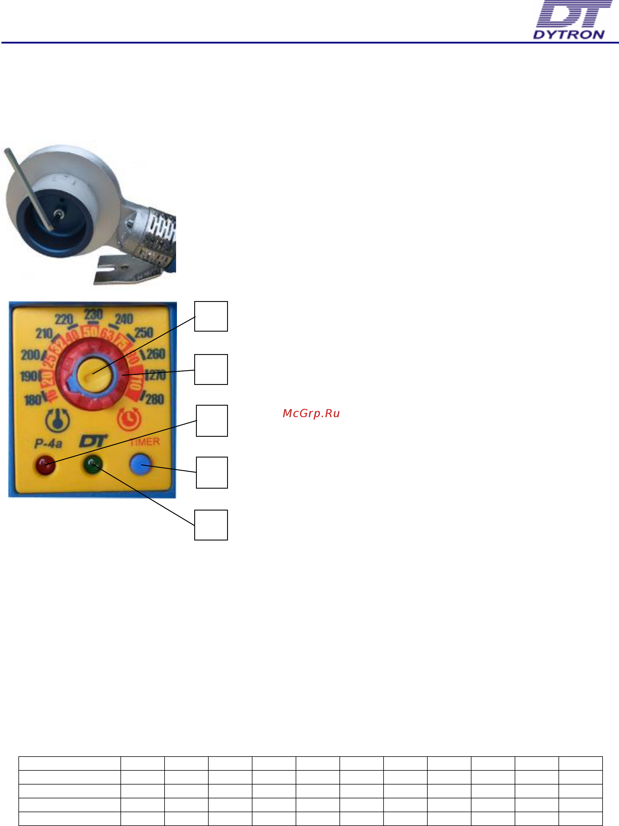 Dytron TraceWeld PROFI blue Set SP-4a 21668 [6/9] Правила эксплуатации