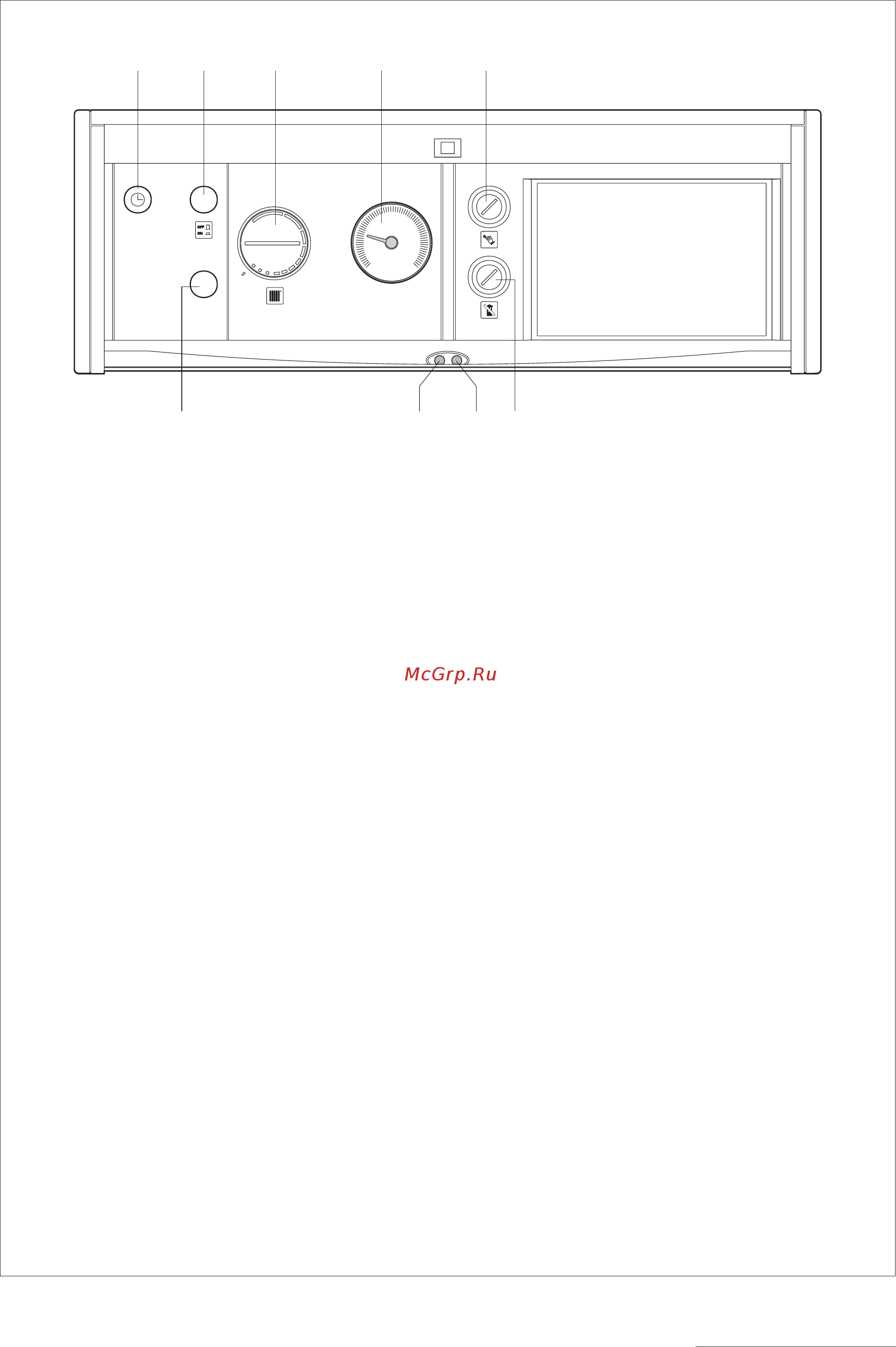 Ariston UNOBLOC G 55 RI MET [11/36] Панель управления