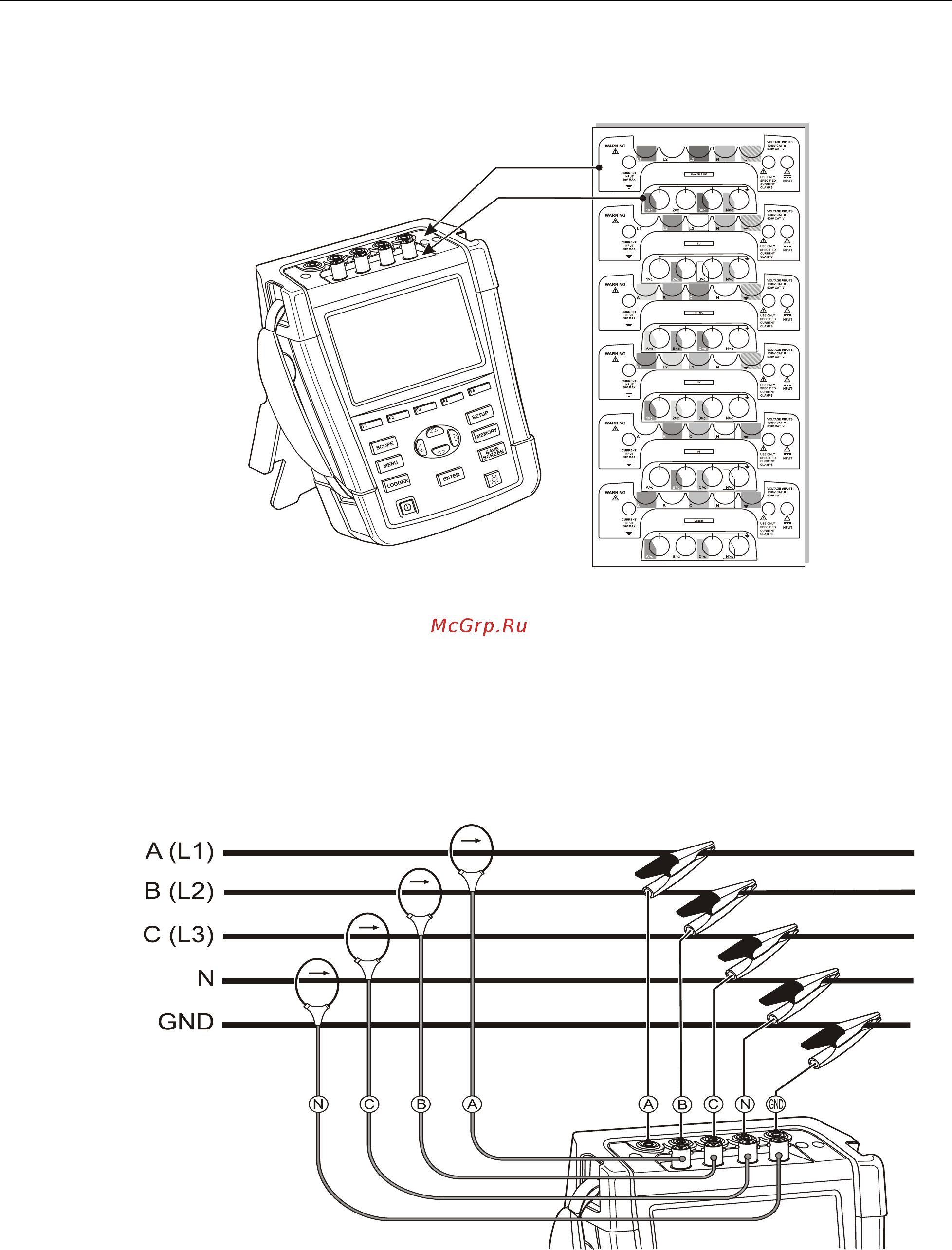 Fluke 435 II Инструкция по эксплуатации онлайн [38/194] 328891