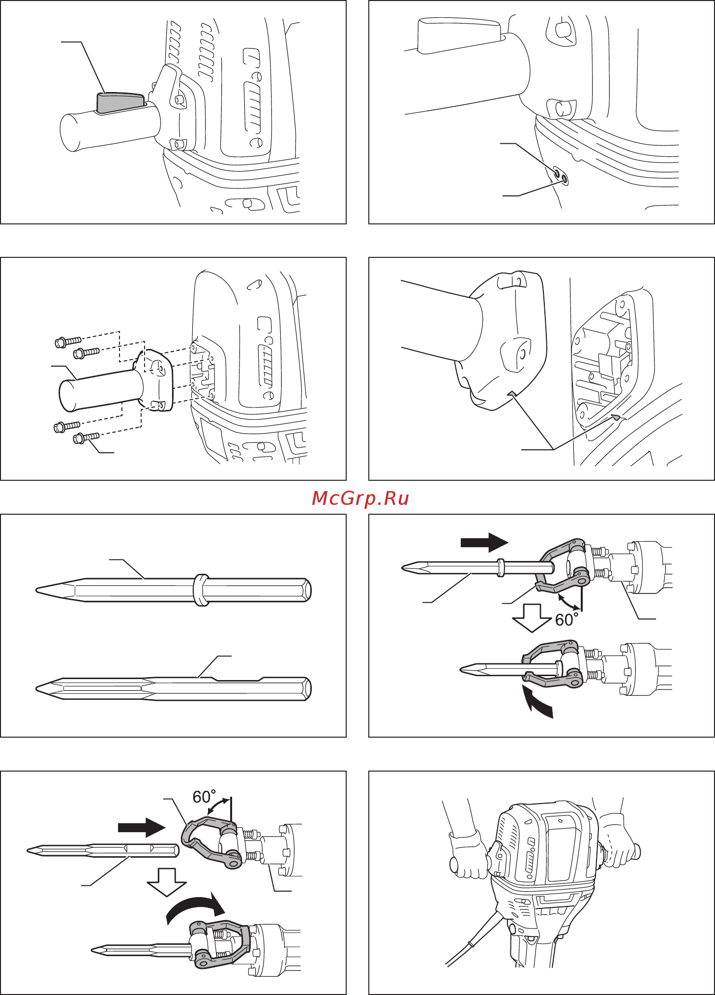 Makita HM1802 Инструкция по эксплуатации онлайн [2/36] 329134