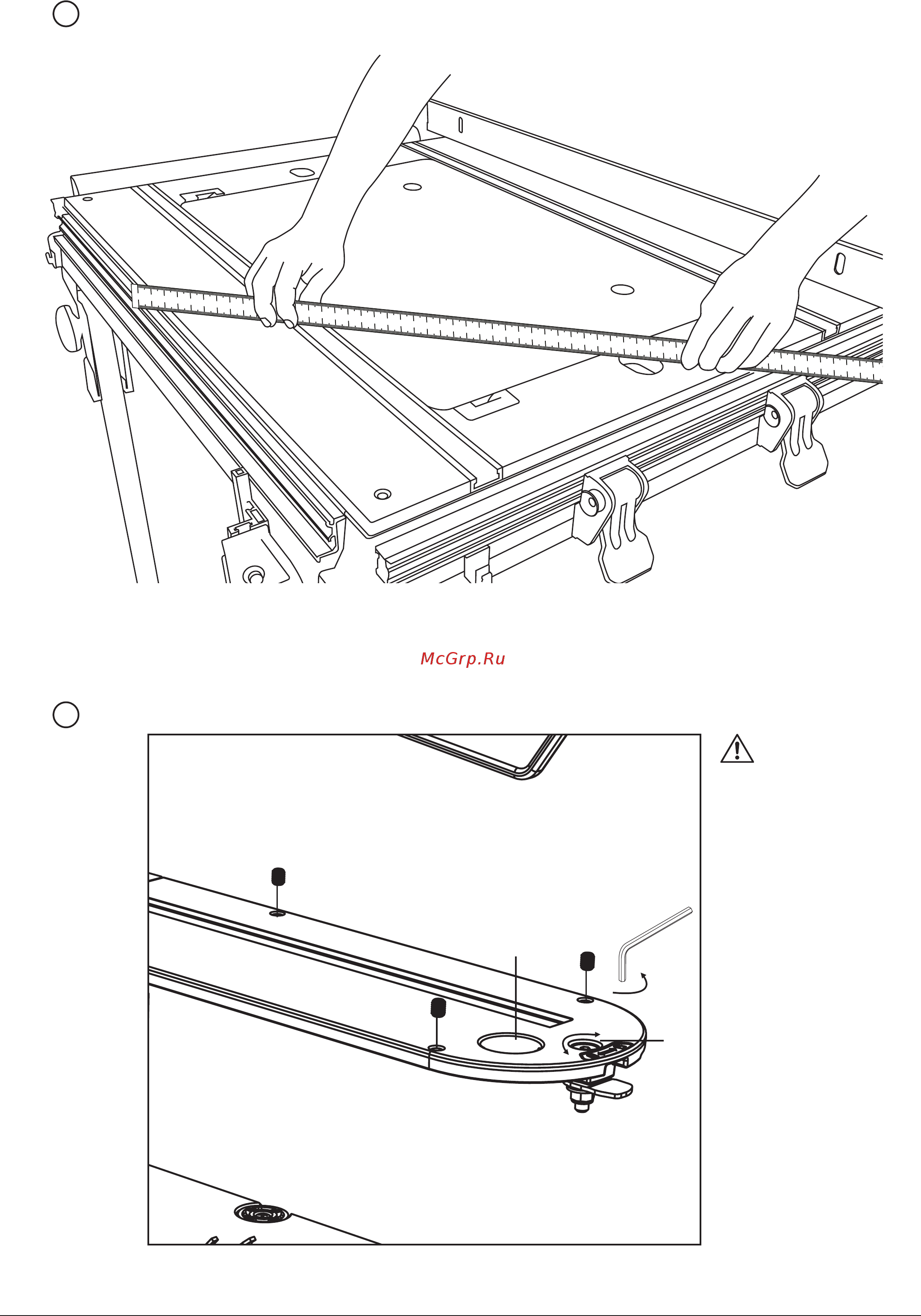 Jet TR272094 [5/96] Warning ensure the kerf plate c25 is correctly secured in positioned before use