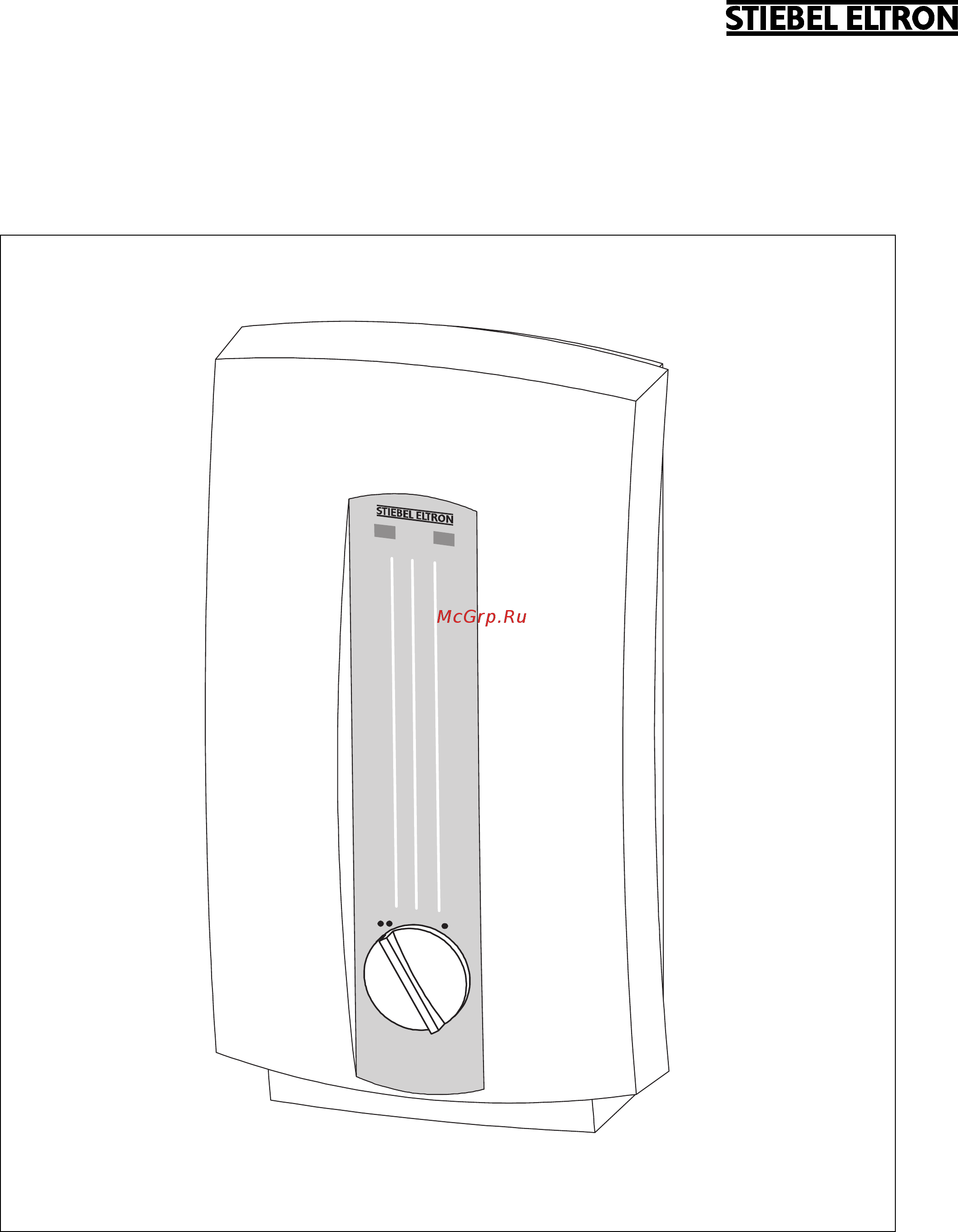 Stiebel Eltron DHА 4/8 Инструкция по эксплуатации онлайн