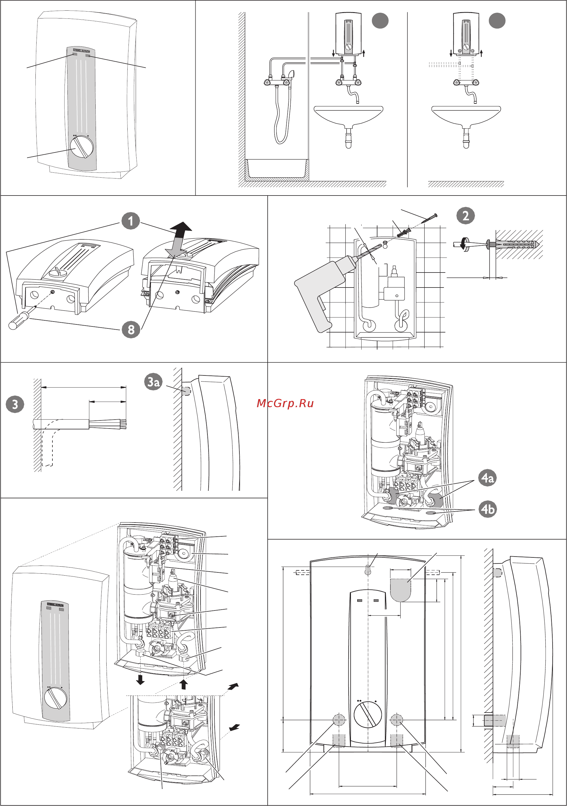 Stiebel Eltron DHА 4/8 Инструкция по эксплуатации онлайн [6/6] 329839