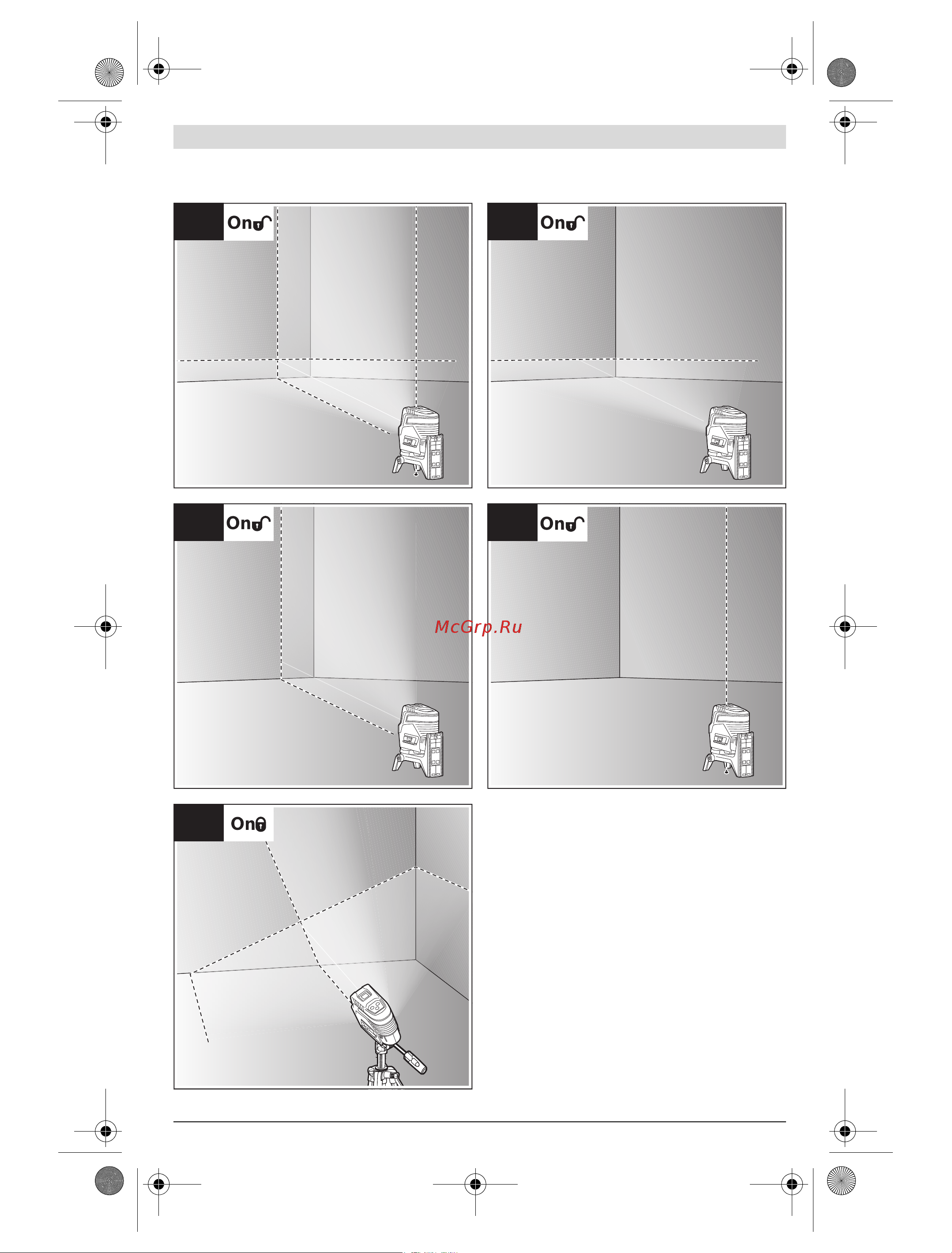 Bosch GCL 2-50C+RM3+BM3+12V+Lboxx (0601066G03)+Детектор PMD7 Инструкция по эксплуатации онлайн [5/387] 509268