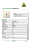SCHNEIDER ELECTRIC BLNIS045002 Blanca Инструкция по эксплуатации