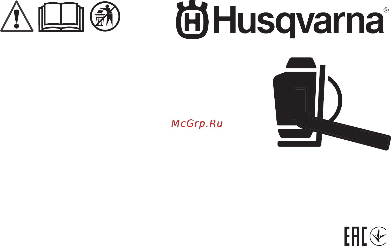 Husqvarna 580BTs (9666296-01) Инструкция по эксплуатации онлайн