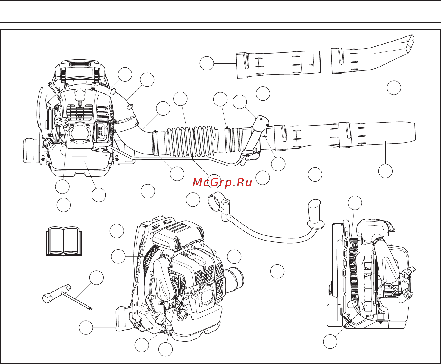Husqvarna 580BTs (9666296-01) [5/524] What is what