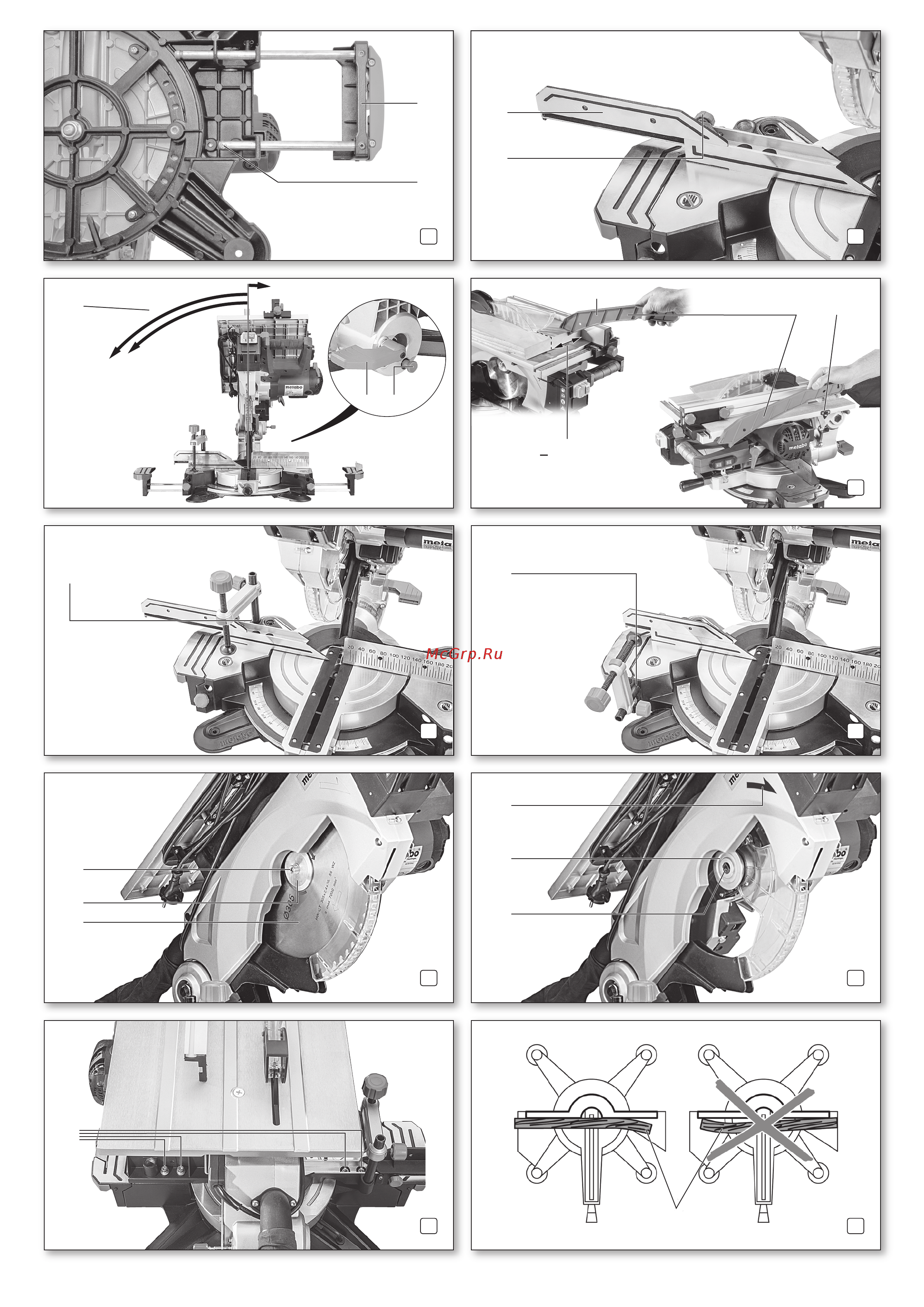 Metabo KGT 305 M (619004000) Инструкция по эксплуатации онлайн [3/122] 330469