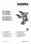 Metabo BS 18 LTX-3 BL I (602354890) Инструкция по эксплуатации