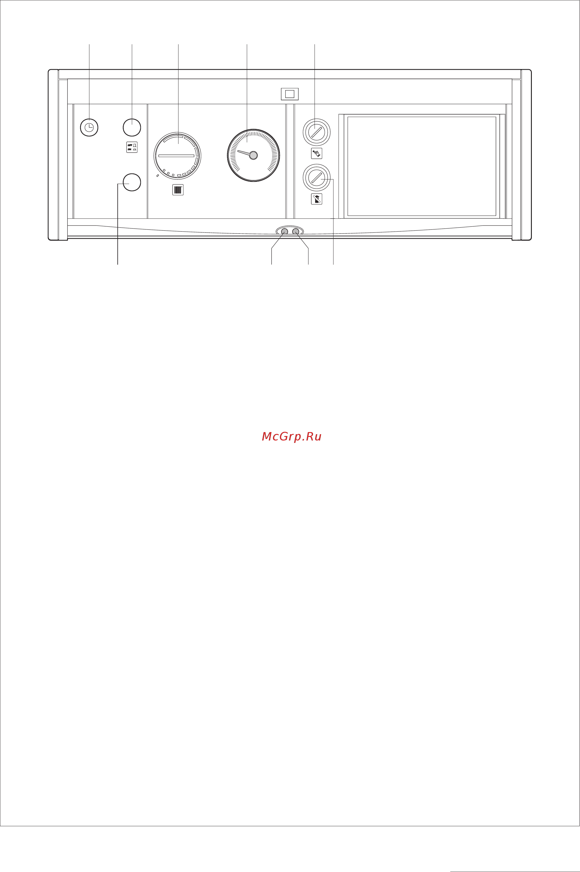 Ariston UNOBLOC GPV 31 RI MET [13/36] Панель управления