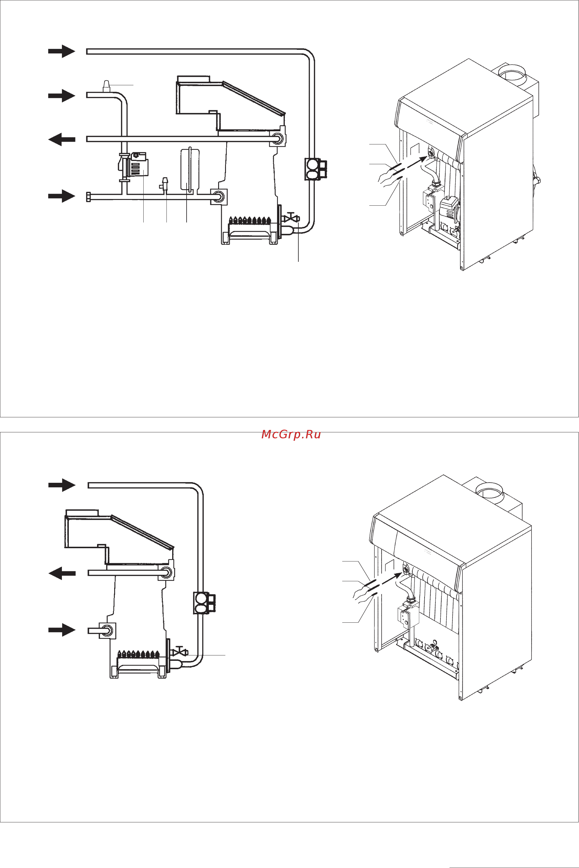 Ariston UNOBLOC GPV 31 RI MET [9/36] Гидравлическая система