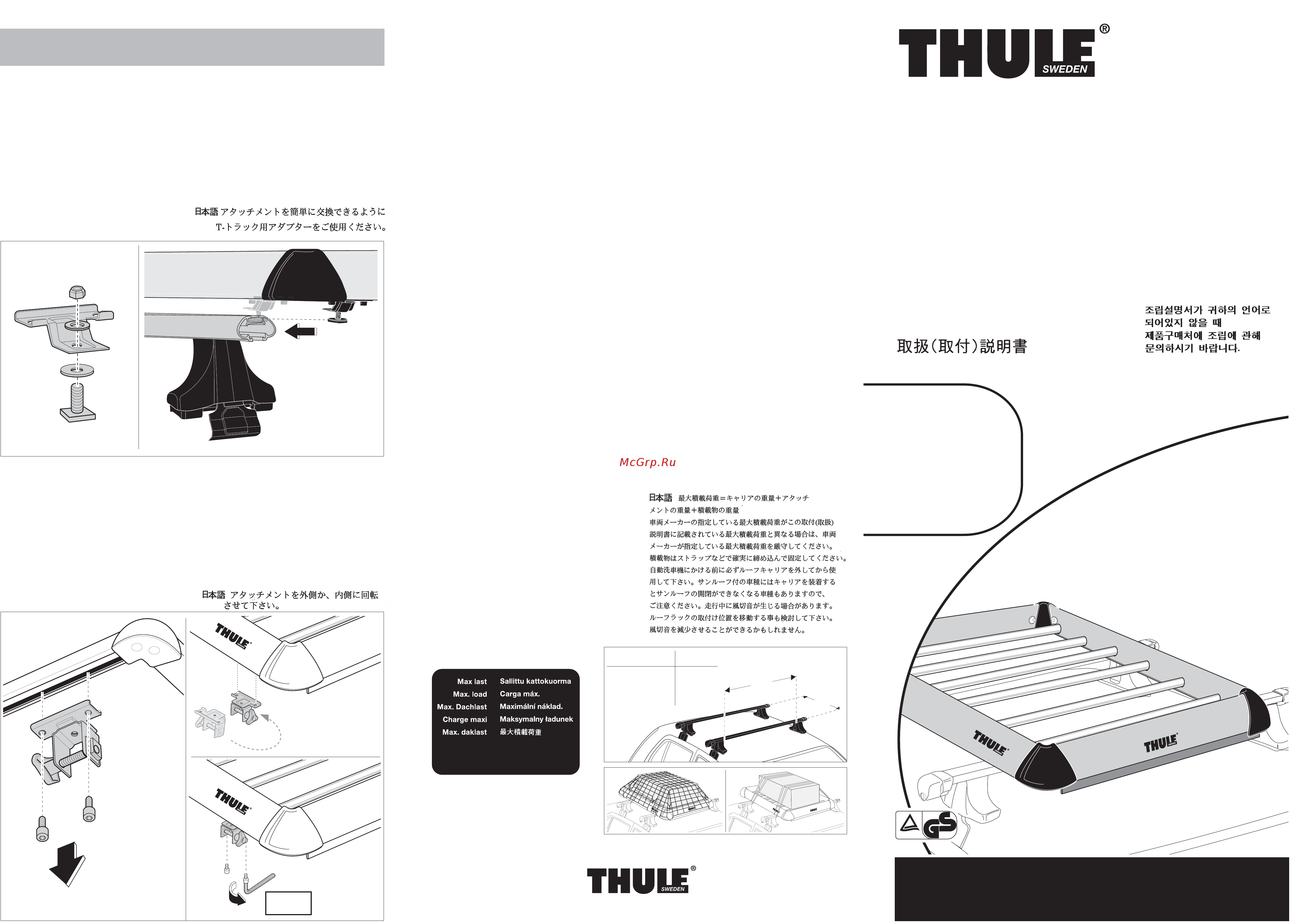 Thule 713 Инструкция по эксплуатации онлайн