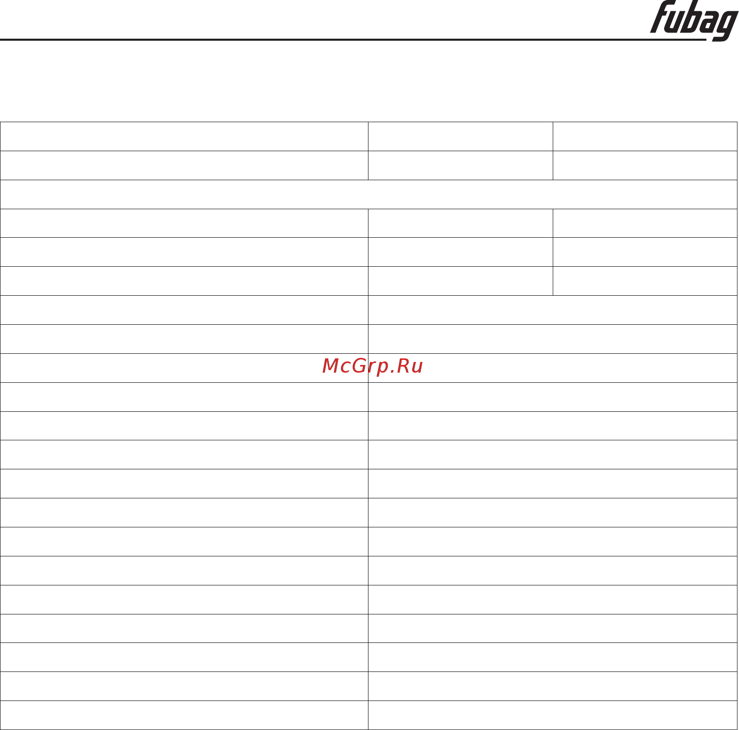 Fubag INTIG 320 T AC/DC PULSE + Горелка FB TIG 26 5P 4m 38459 38431.2 [20/22] Технические характеристики