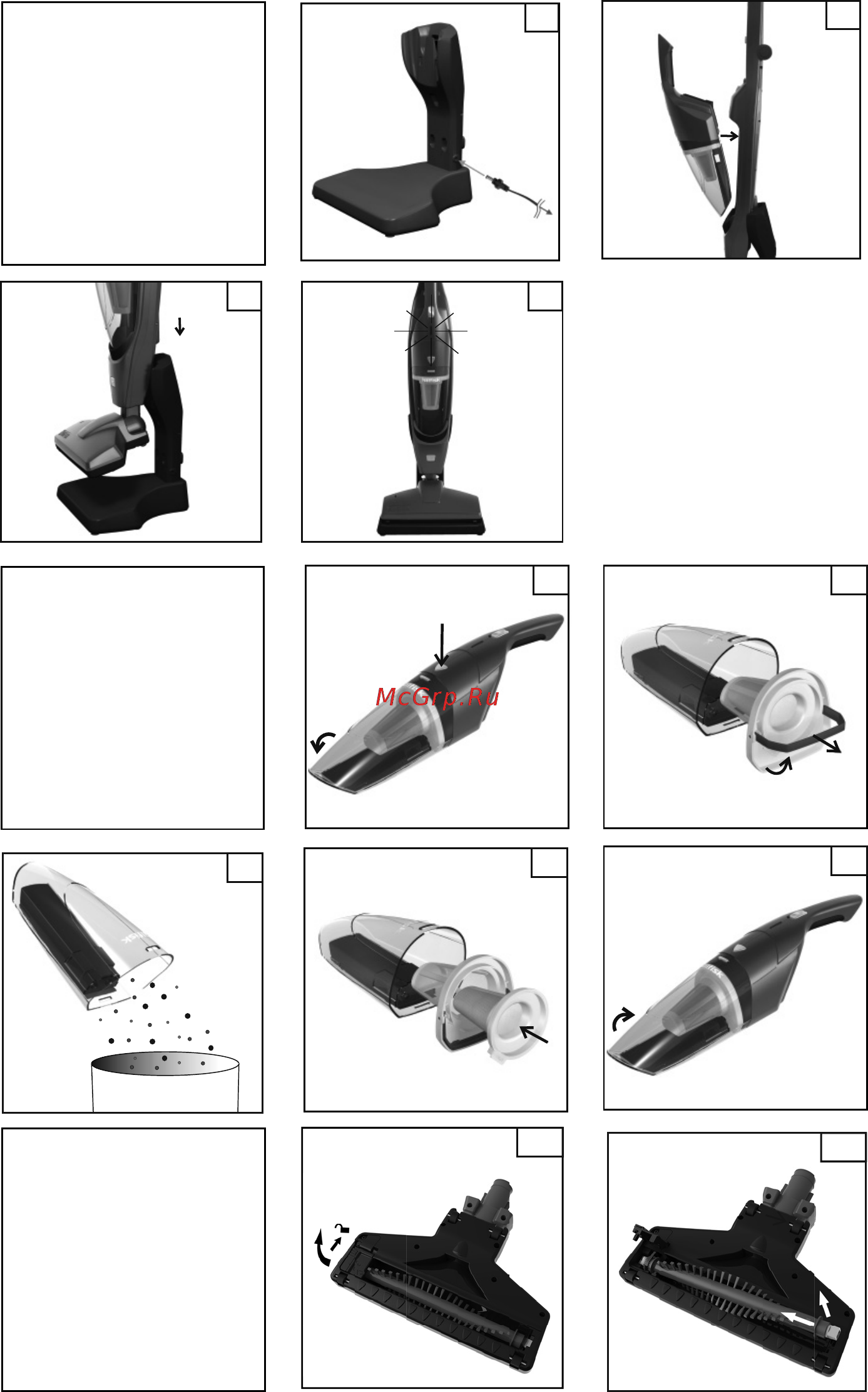 Nilfisk HANDY 2-IN-1 25.2 (128350265) [4/15] Charging the battery