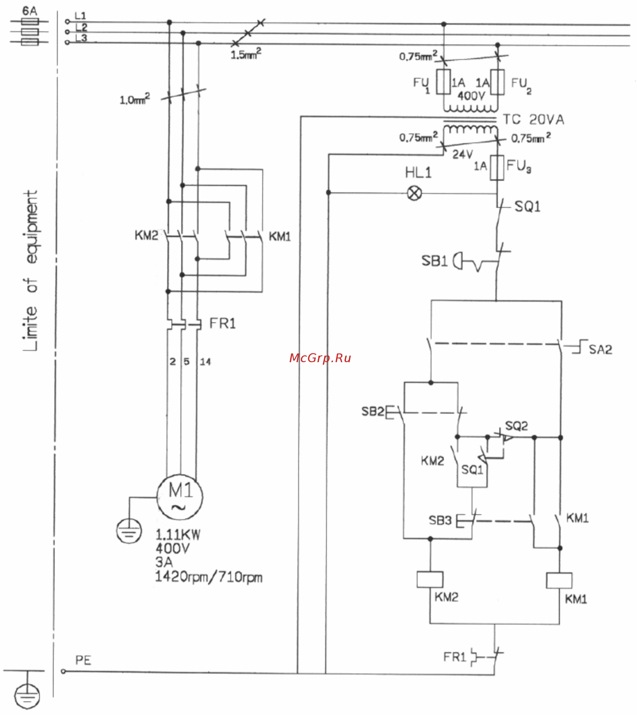 Jet JRD-460 50001000 [12/13] Схема электрооборудования