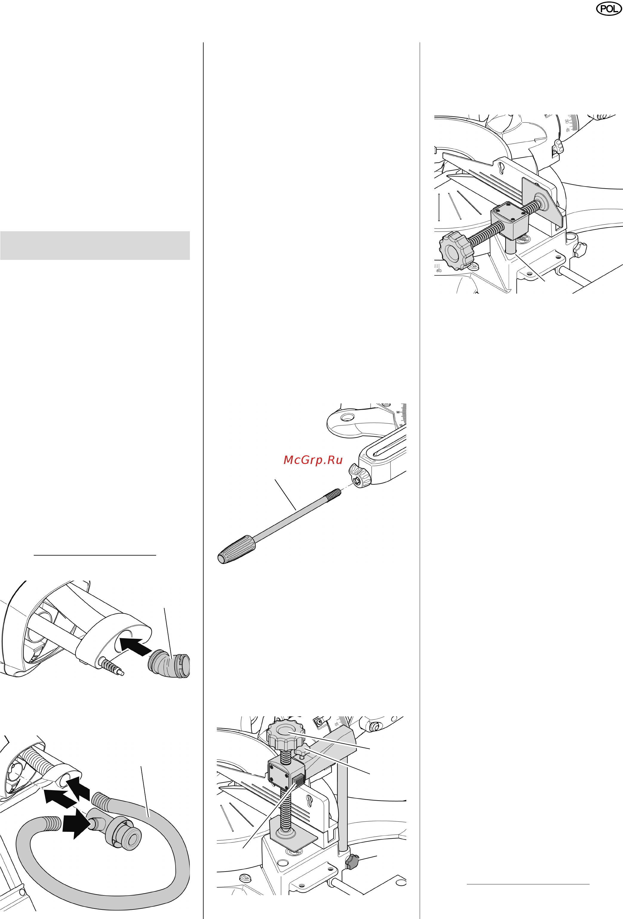 Metabo KGS 254 I PLUS (102540200) [29/80] Montaż końcówki do odsysania