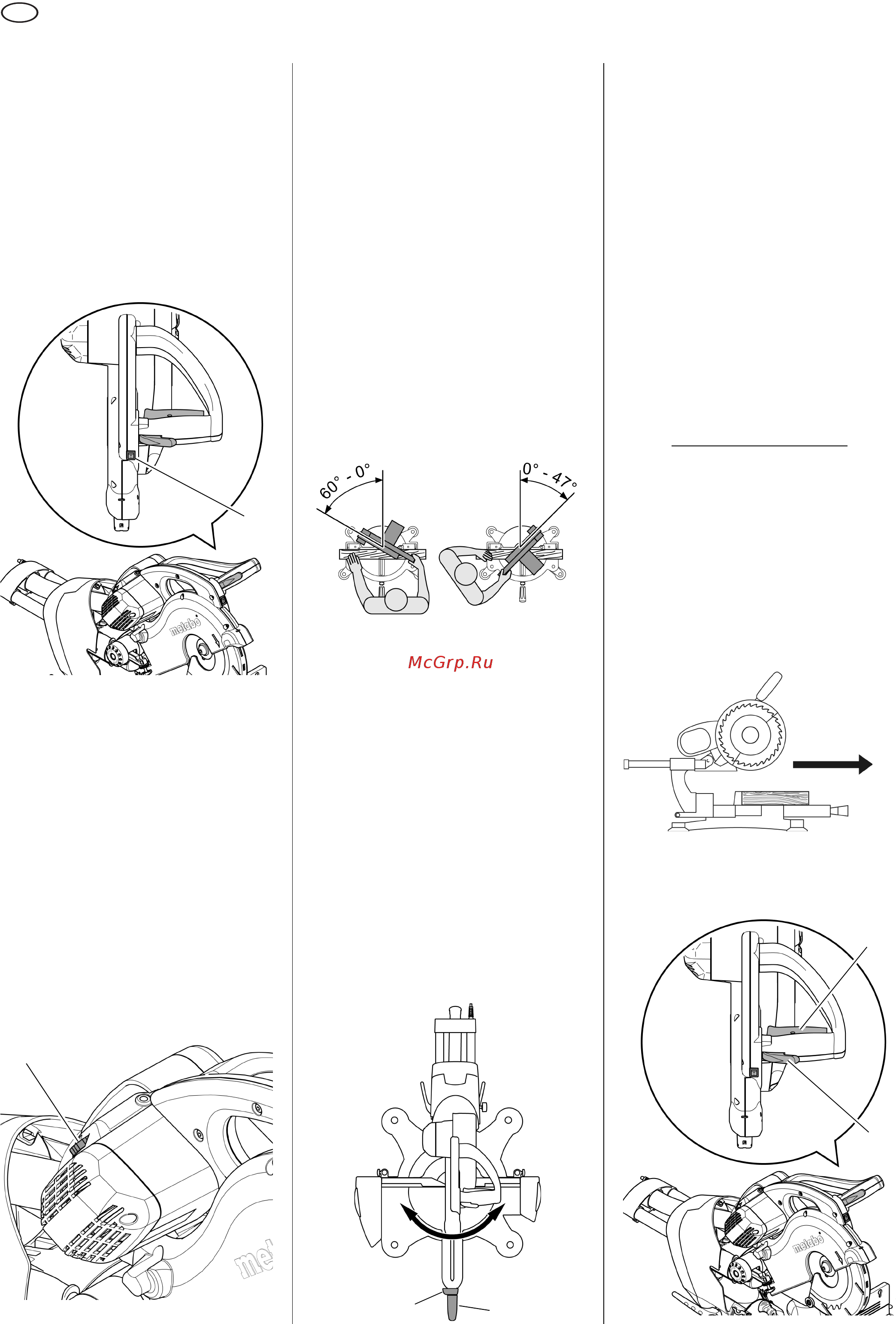 Metabo KGS 254 I PLUS (102540200) [66/80] Uporaba laserja za prire zovanje