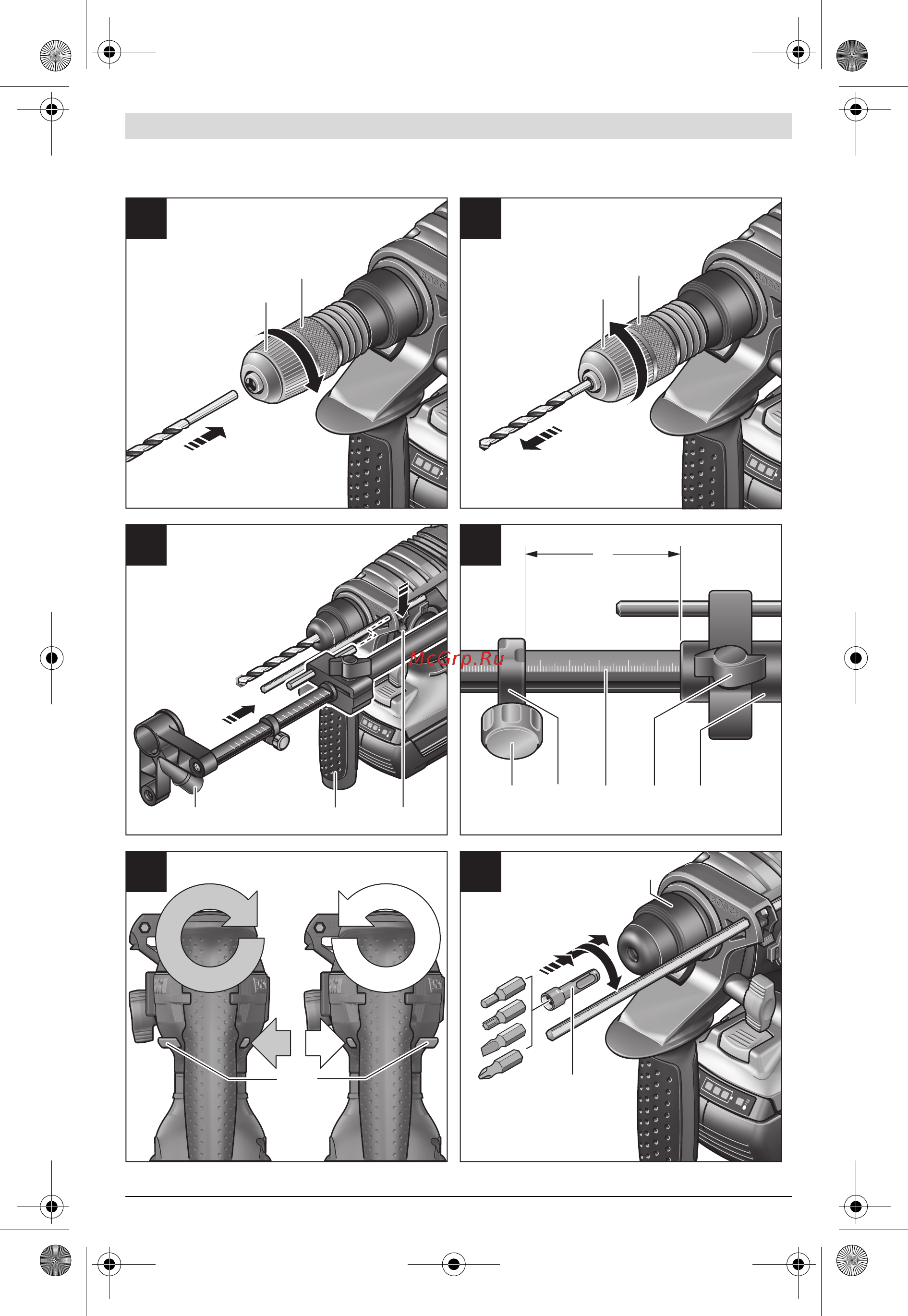 Bosch GBH 36 V-EC Compact (0611903R02) Инструкция по эксплуатации онлайн [5/238] 503348