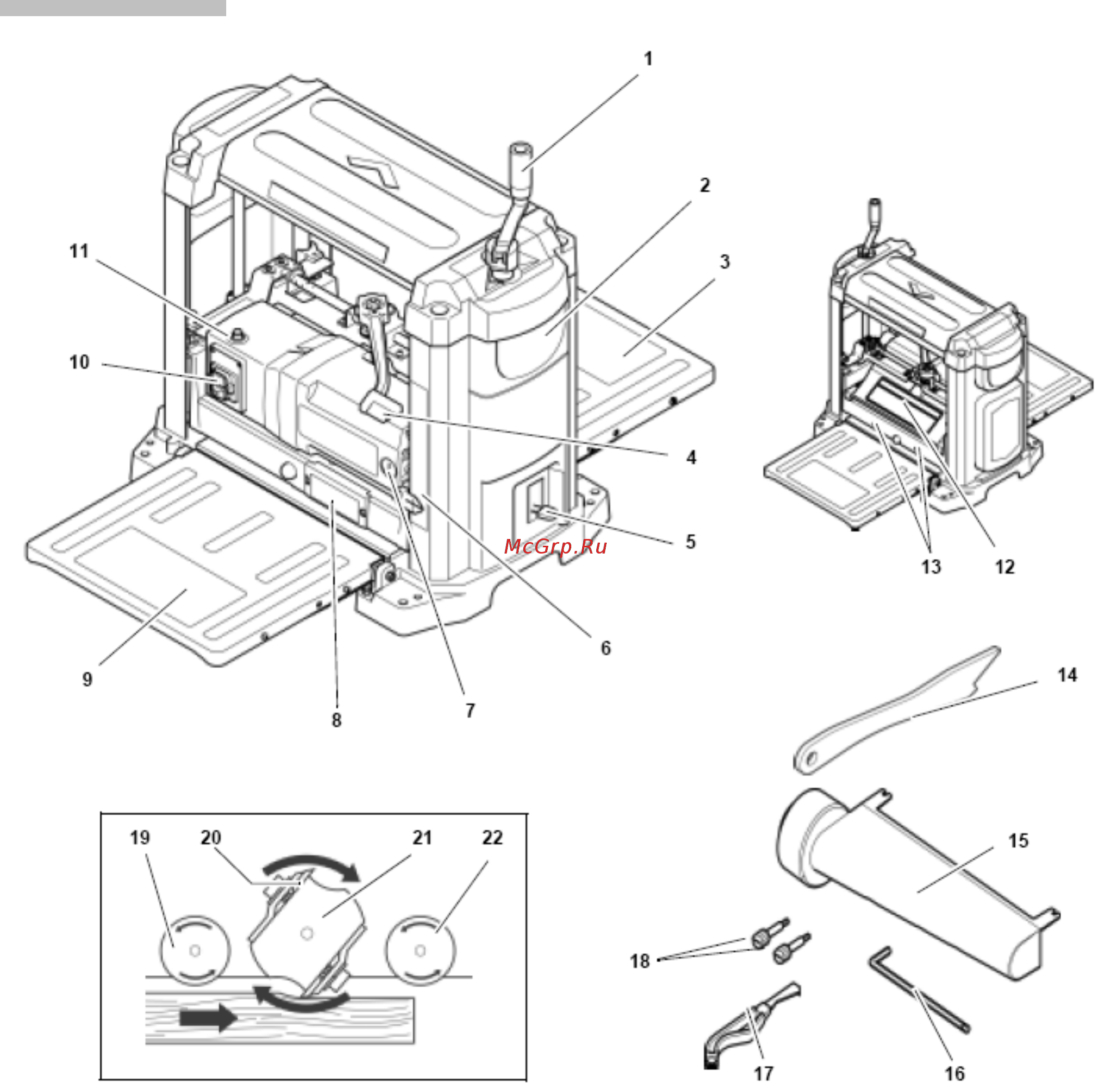 Metabo DH 330 (200033000) [2/11] Вид сзади
