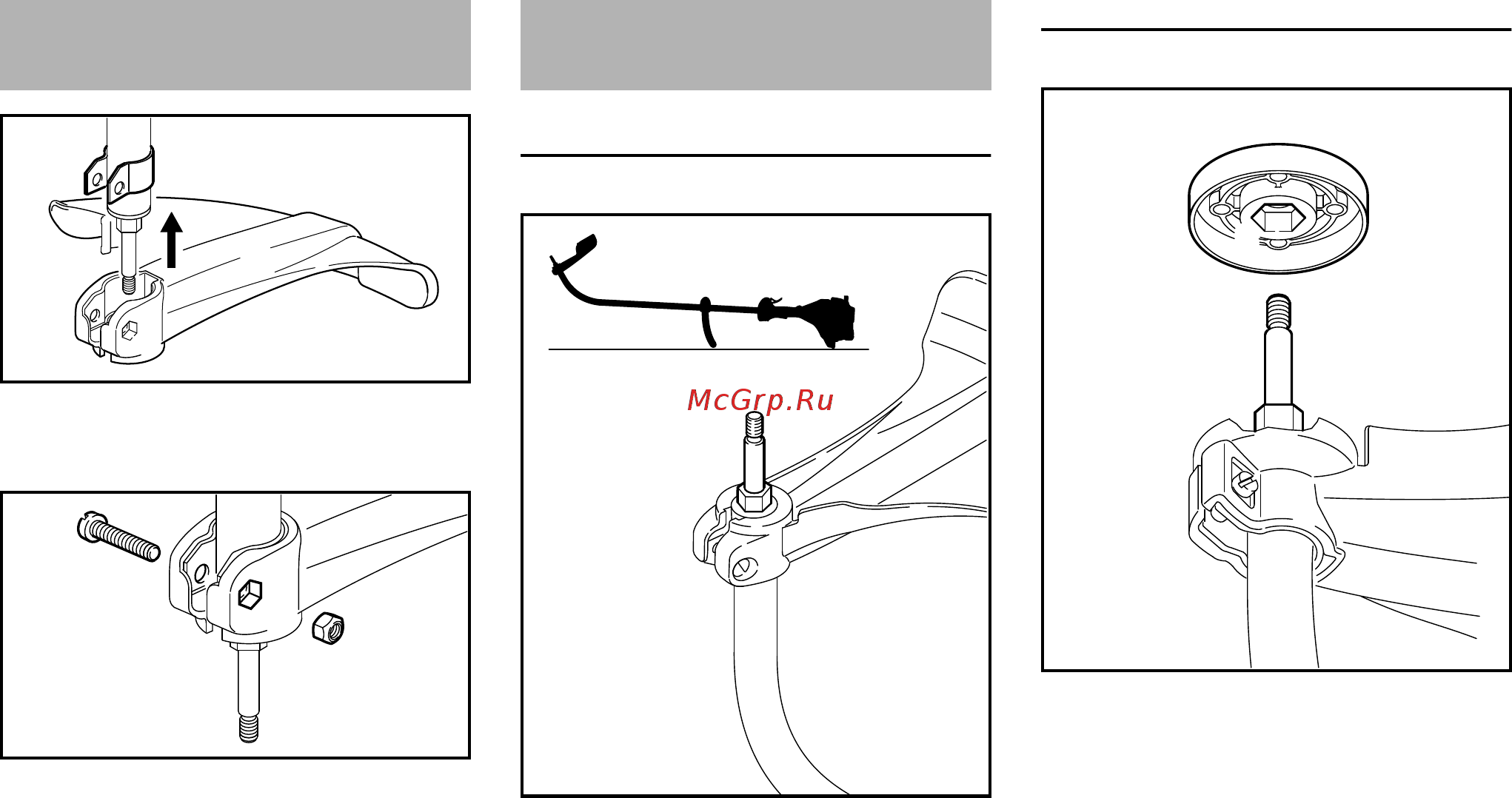 Stihl FS 45 [15/40] Монтаж режущего инструмента