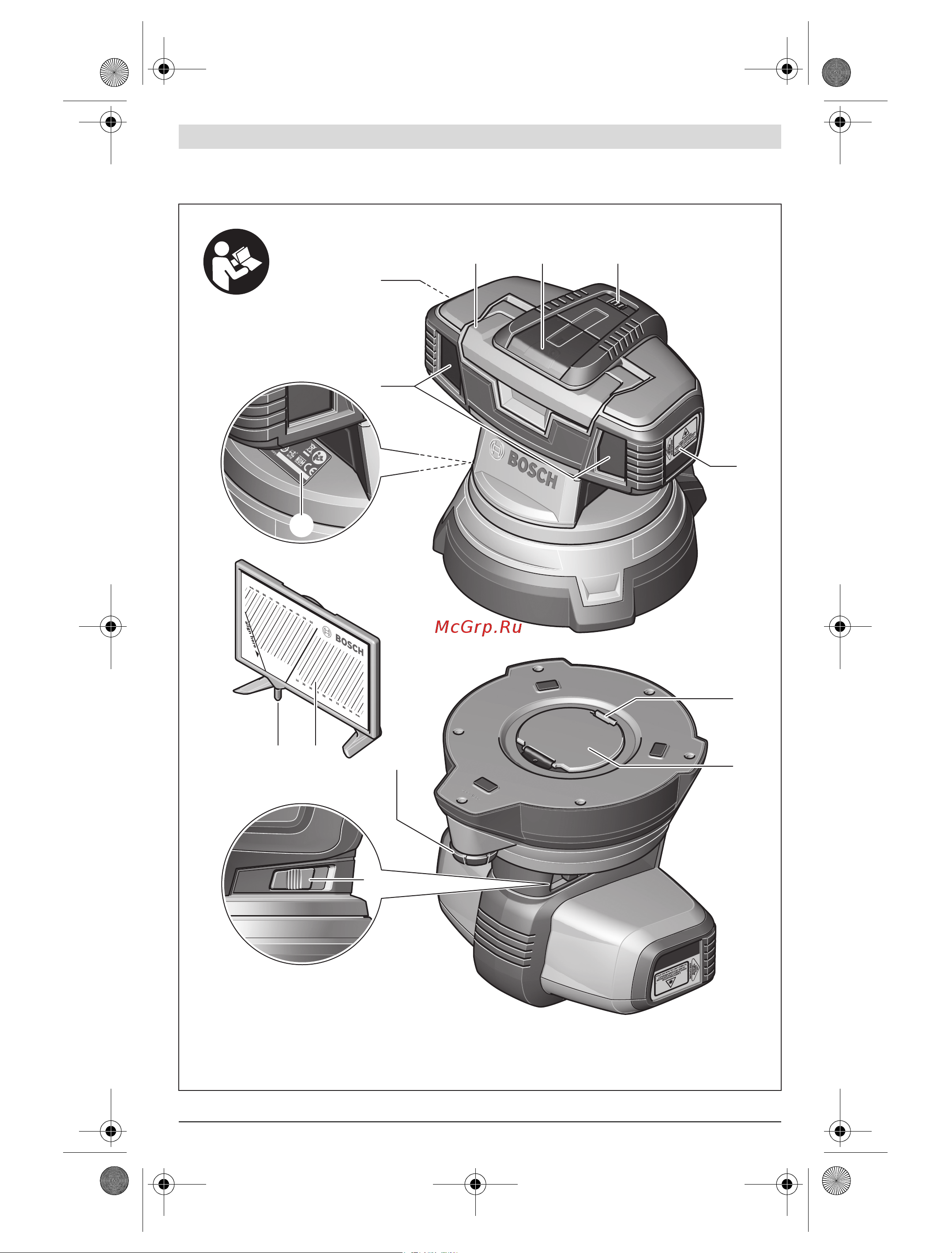 Bosch GSL 2 Professional + ПУЛЬТ (0601064001) Инструкция по эксплуатации онлайн [3/208] 669459