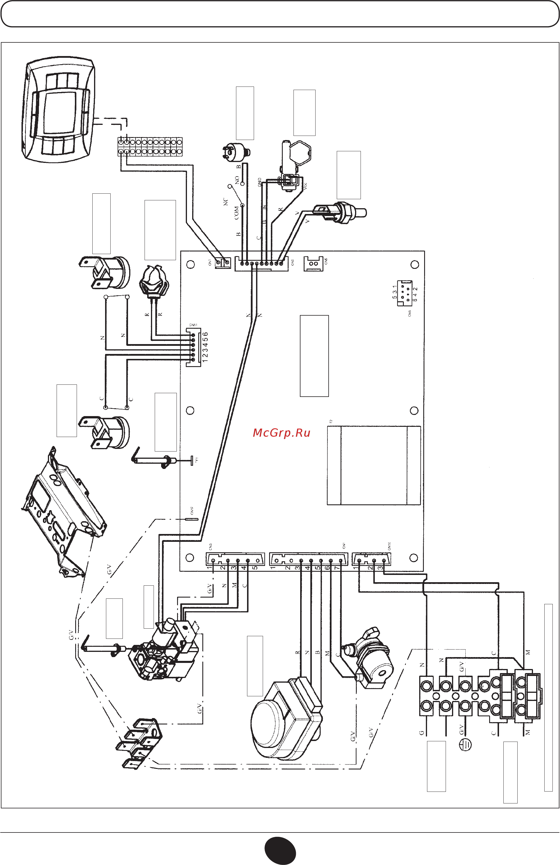 Baxi LUNA 3 Comfort 1.240 Fi [40/43] С голубой м коричневый n черный r красный g v желтый зеленый b белый v зеленый
