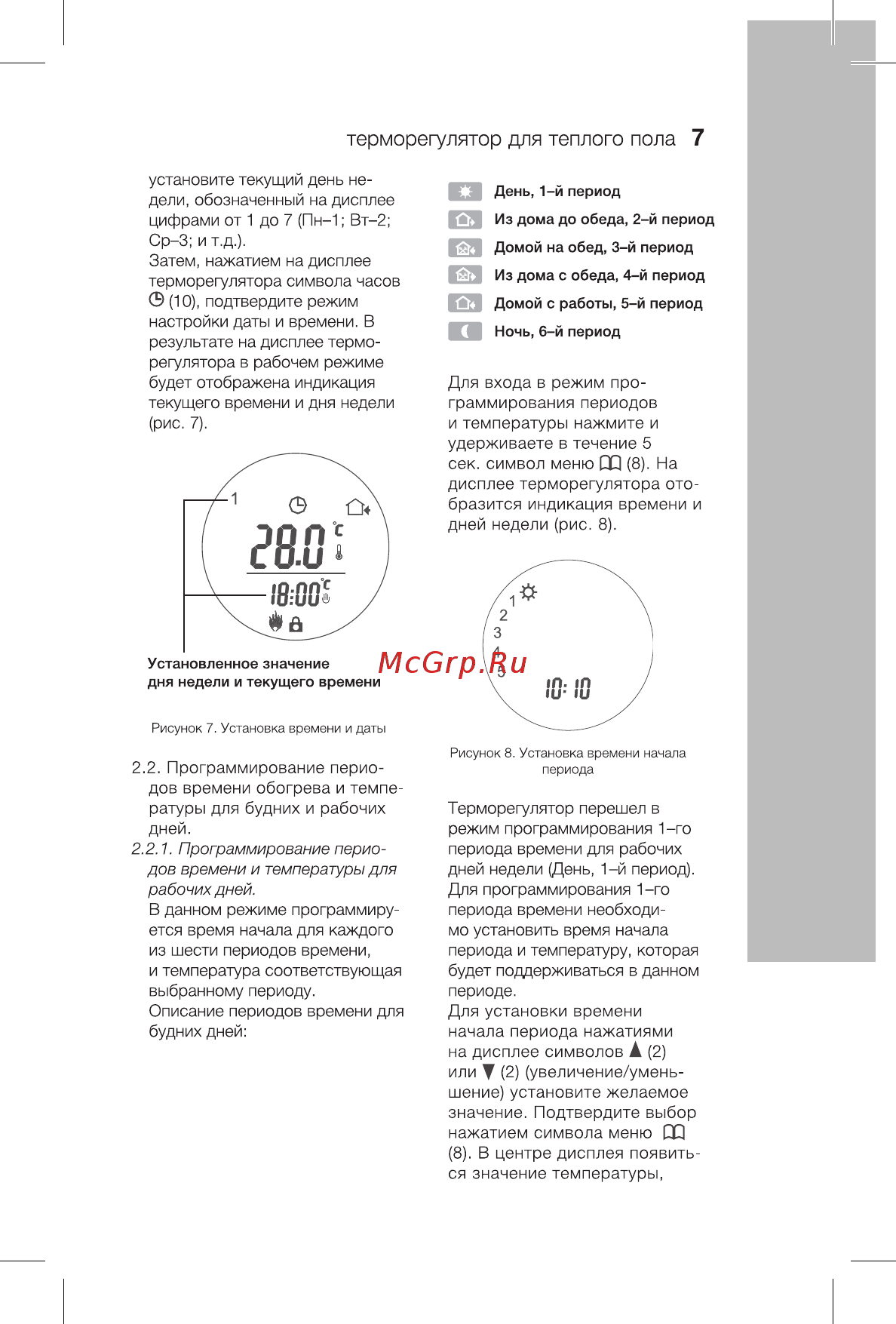 Electrolux Thermotronic Touch ETT-16 [7/19] Терморегулятор для теплого пола