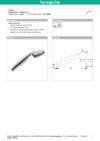 HansGrohe Croma 1jet 28511000 Инструкция по эксплуатации