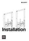 Geberit DUOFIX 111.524.00.1 Инструкция по эксплуатации