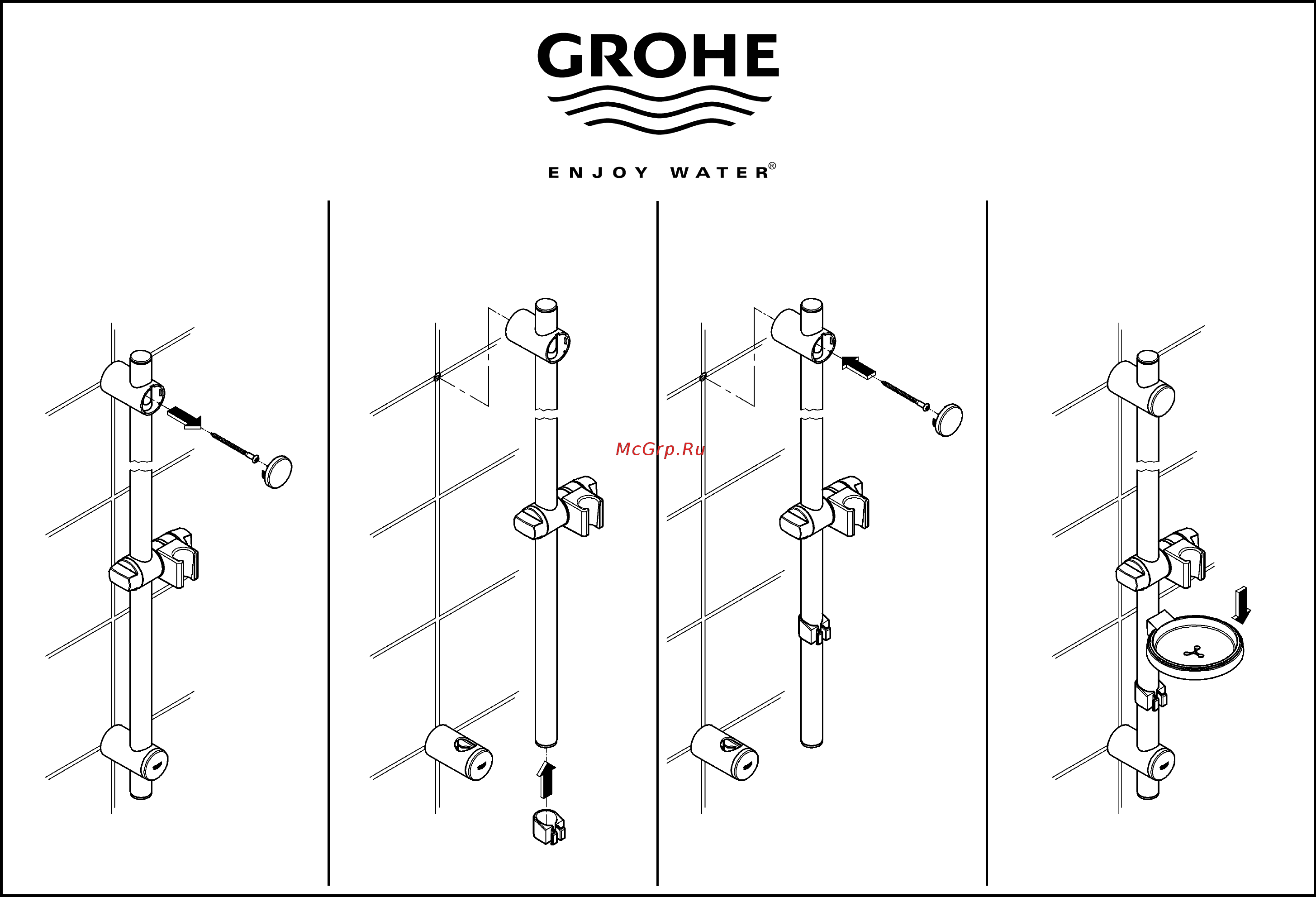 Grohe Euphoria Cosmopolitan 27368000 Инструкция по эксплуатации онлайн [2/8] 332217