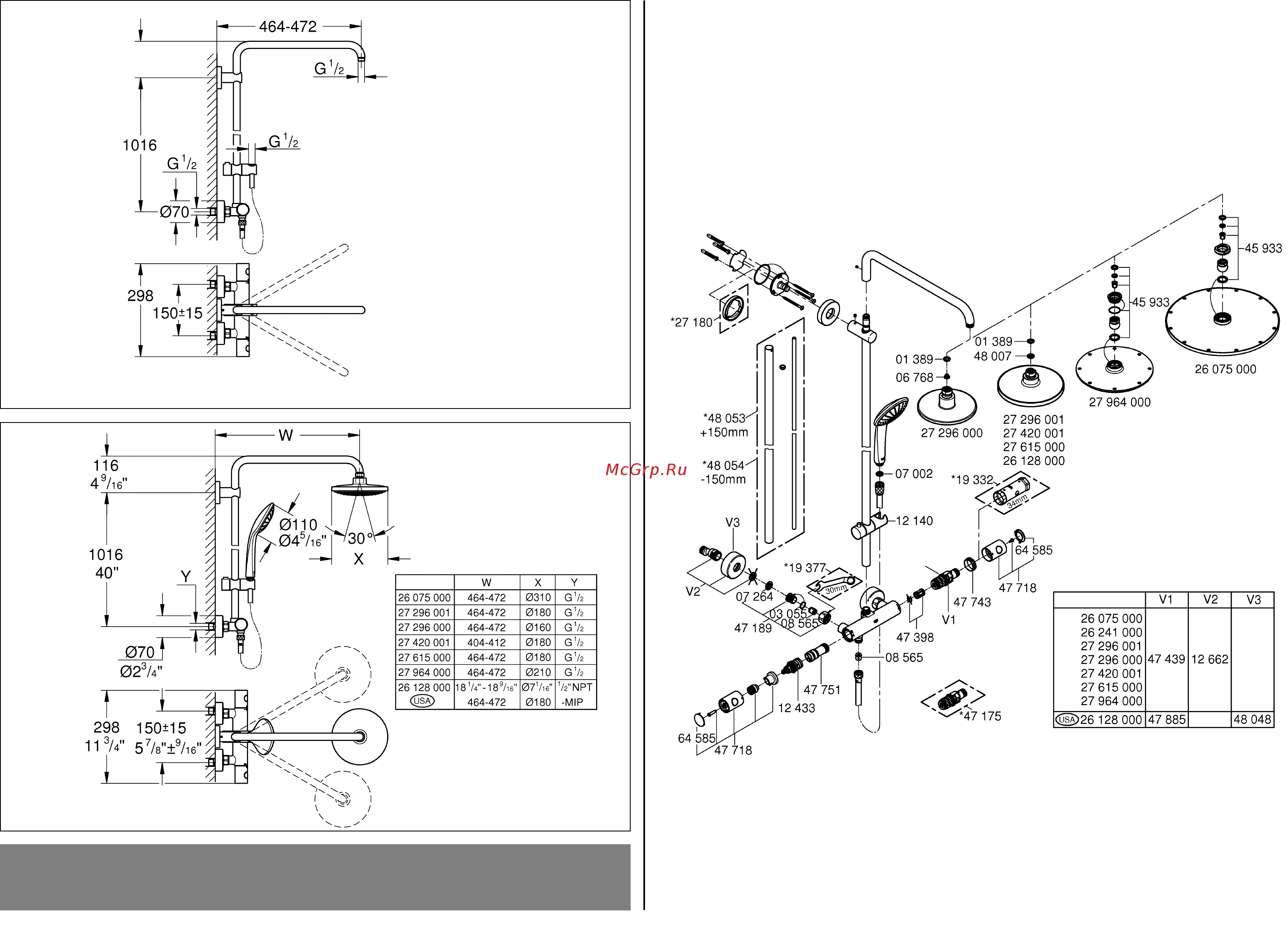 Grohe Euphoria 27296001 [2/36] Bitte diese anleitung an den benutzer der armatur weitergeben