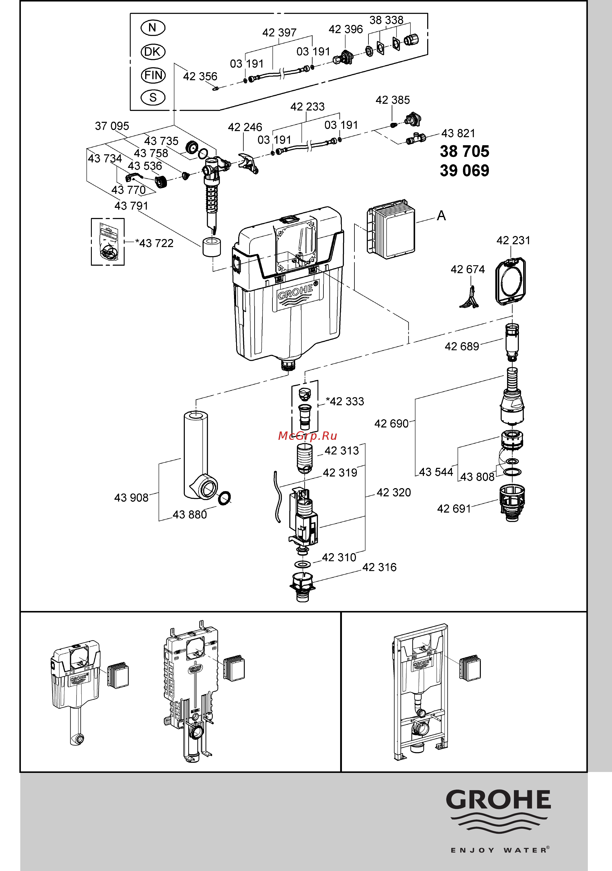 Grohe Rapid SL 38539001 [11/22] A 66 783