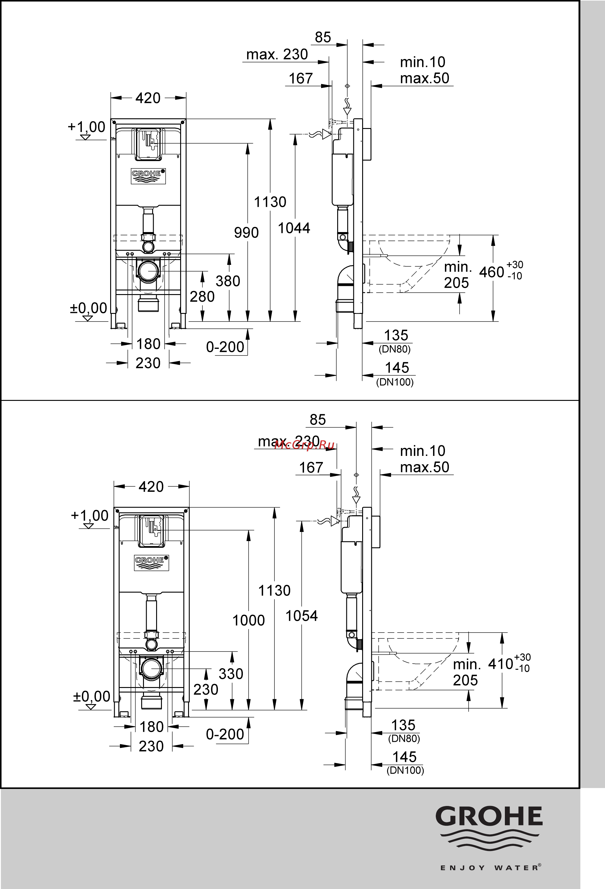 Grohe Rapid SL 38713001 Инструкция по эксплуатации онлайн