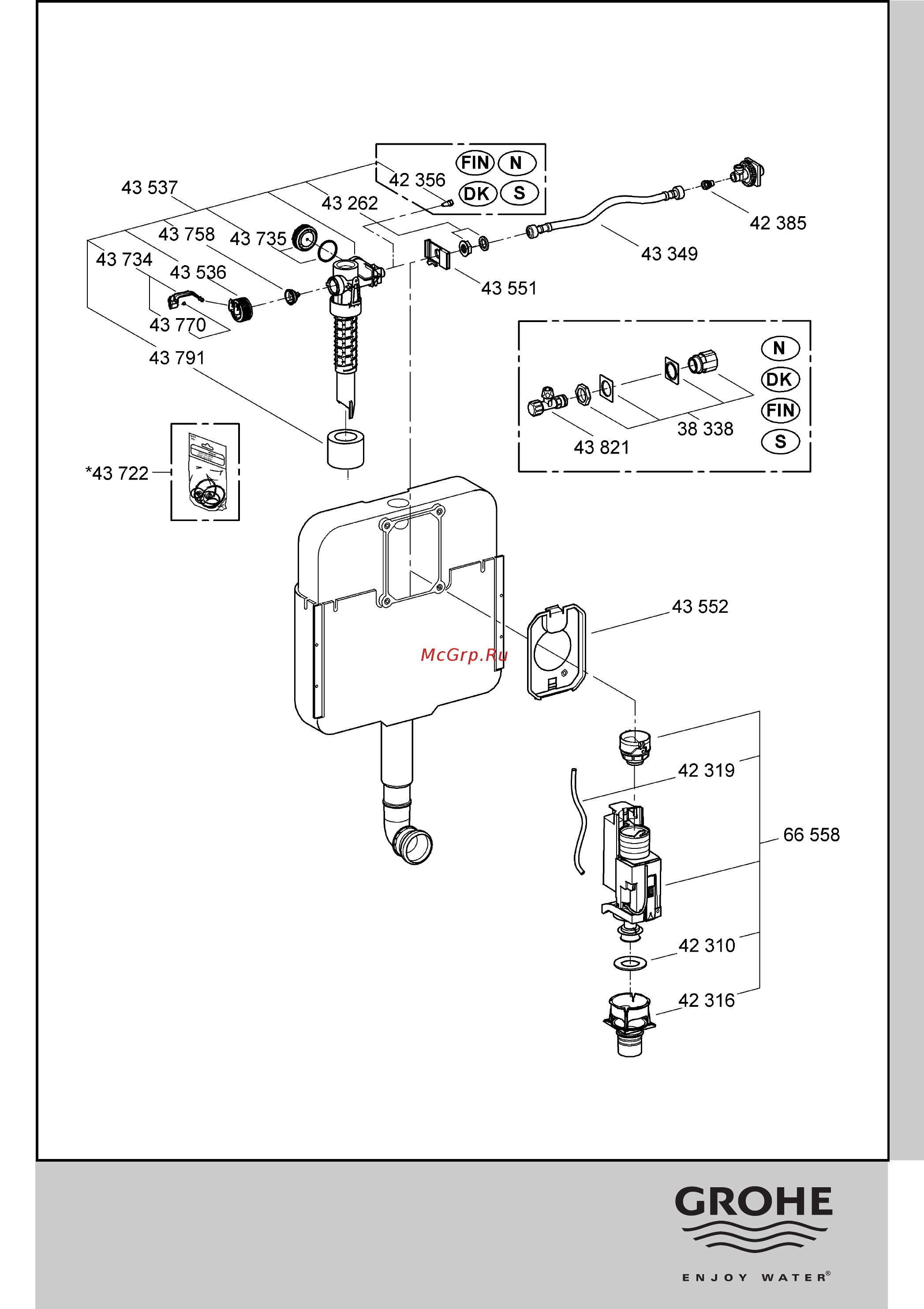 Grohe Rapid SL 38713001 Инструкция по эксплуатации онлайн [11/26] 332247