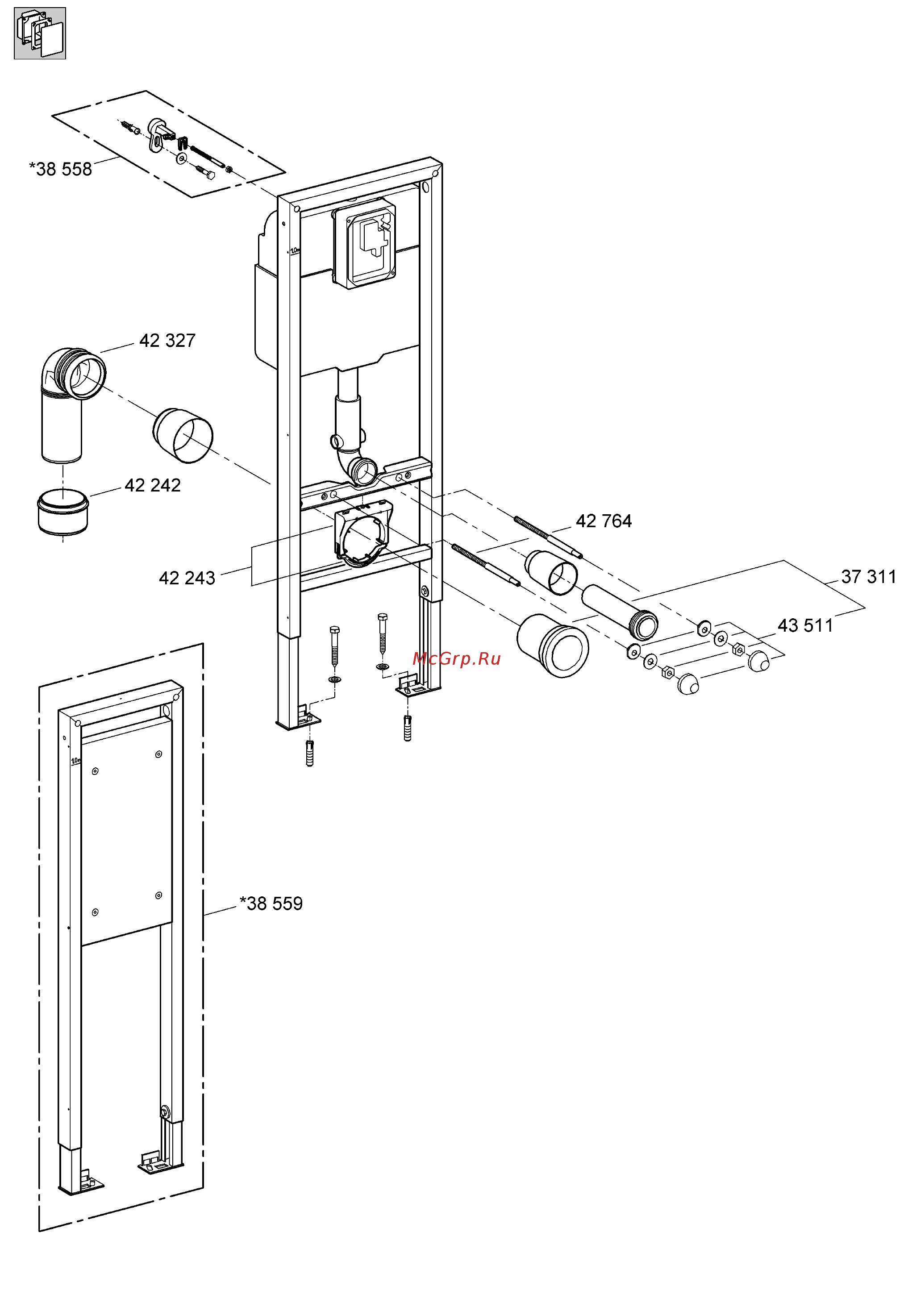 Grohe Rapid SL 38713001 Инструкция по эксплуатации онлайн [3/26] 332247