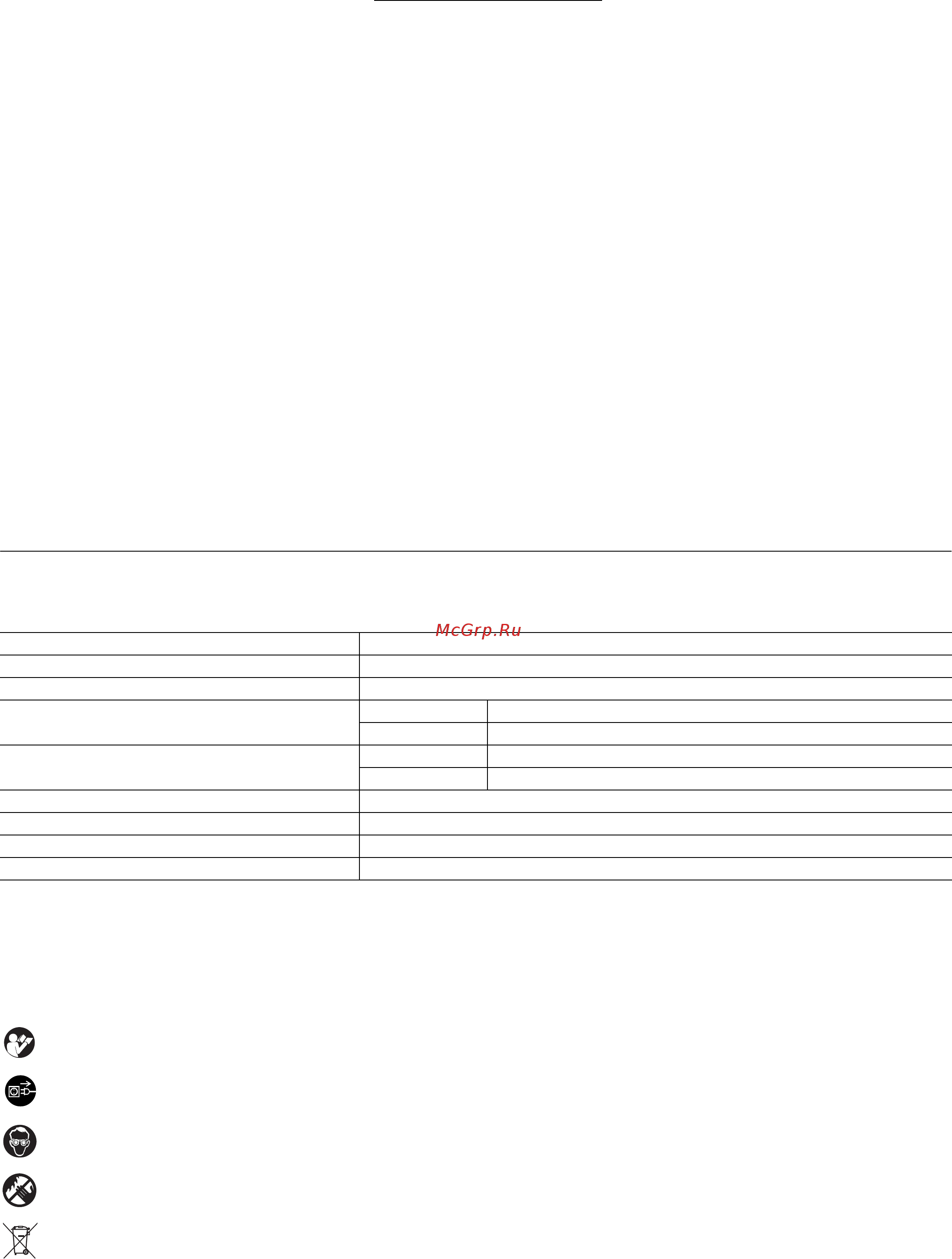 Makita LB1200F [11/60] Specifications