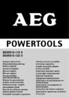 AEG BEWS 18-125 X-0 БЕЗ АКК. и З/У Инструкция по эксплуатации