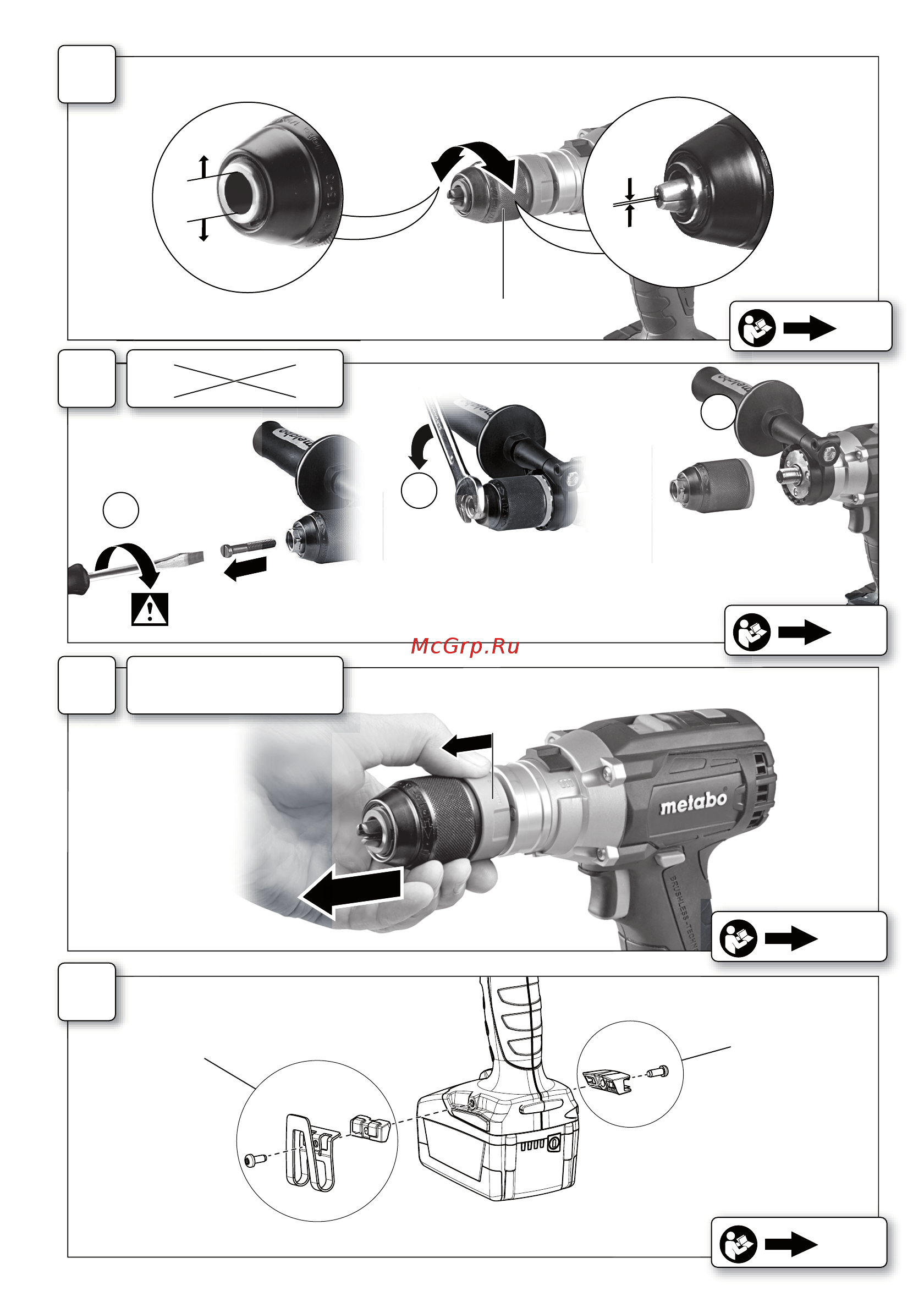 Metabo BS 18 LTX Quick new 5.2 (602193650) Инструкция по эксплуатации онлайн [5/68] 332421