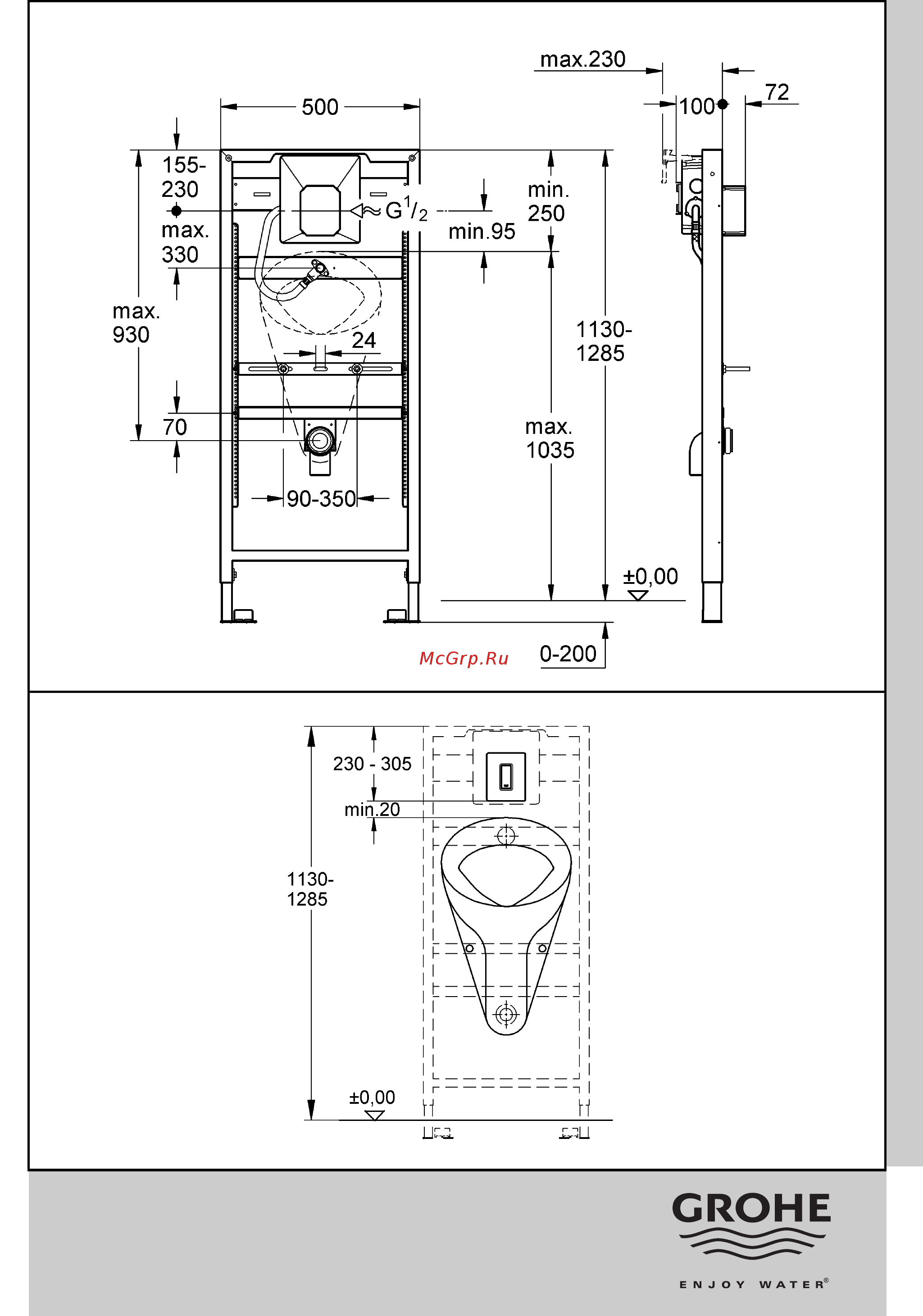 Grohe Rapid SL 38786001 Инструкция по эксплуатации онлайн