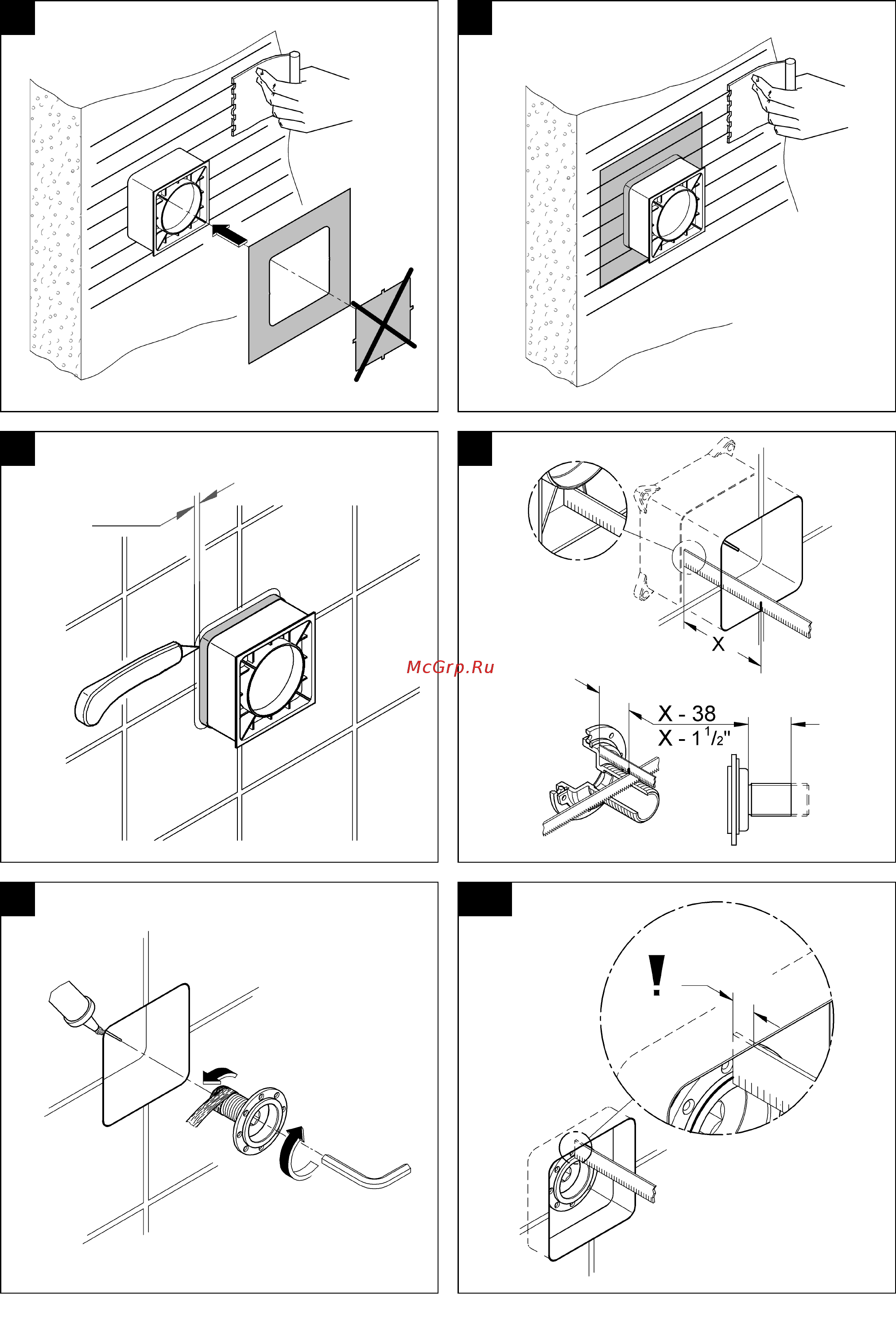Grohe Rainshower F 27251000 Инструкция по эксплуатации онлайн [4/6] 332706
