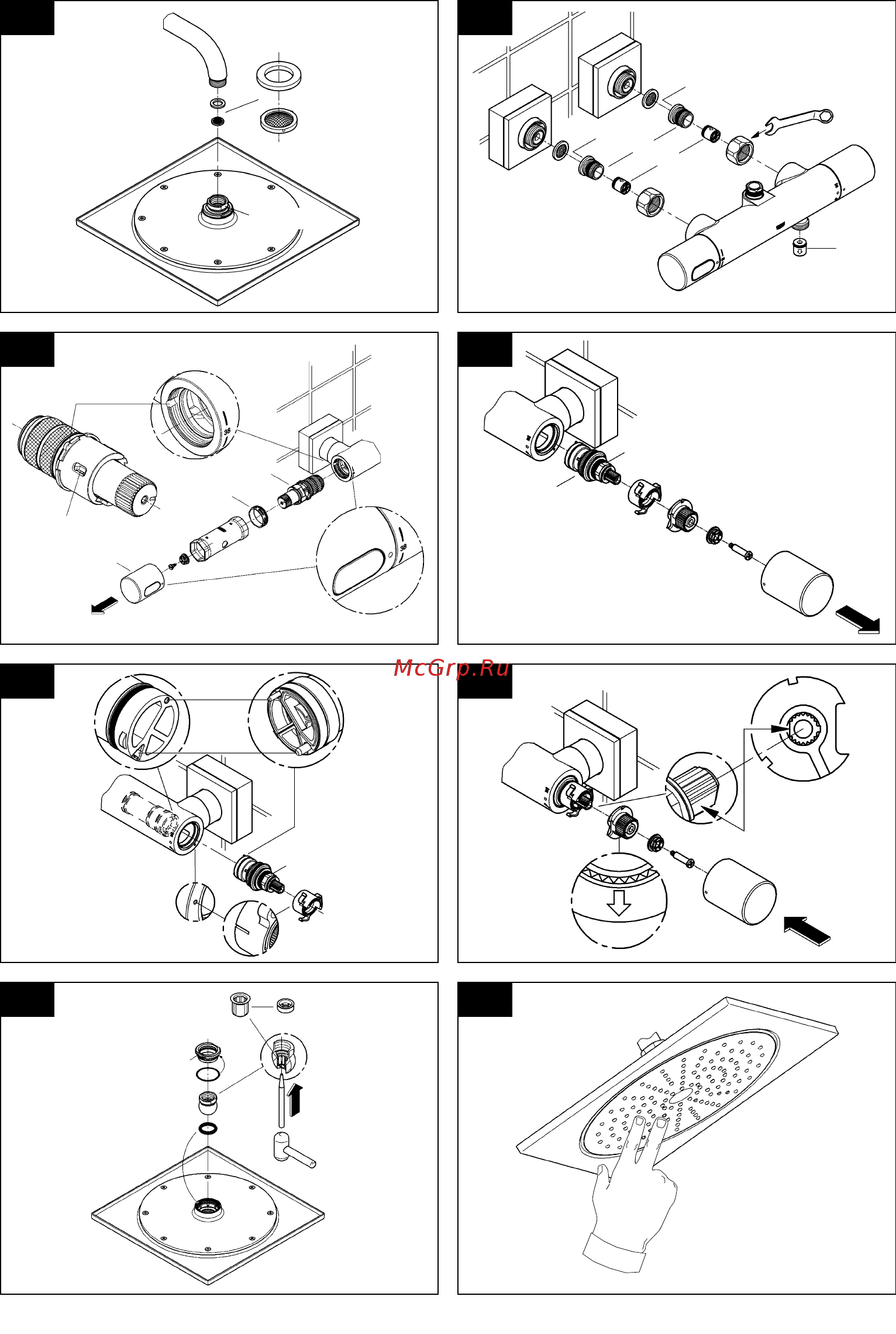Grohe Rainshower F-Series 27469000 Инструкция по эксплуатации онлайн [31/34] 332722