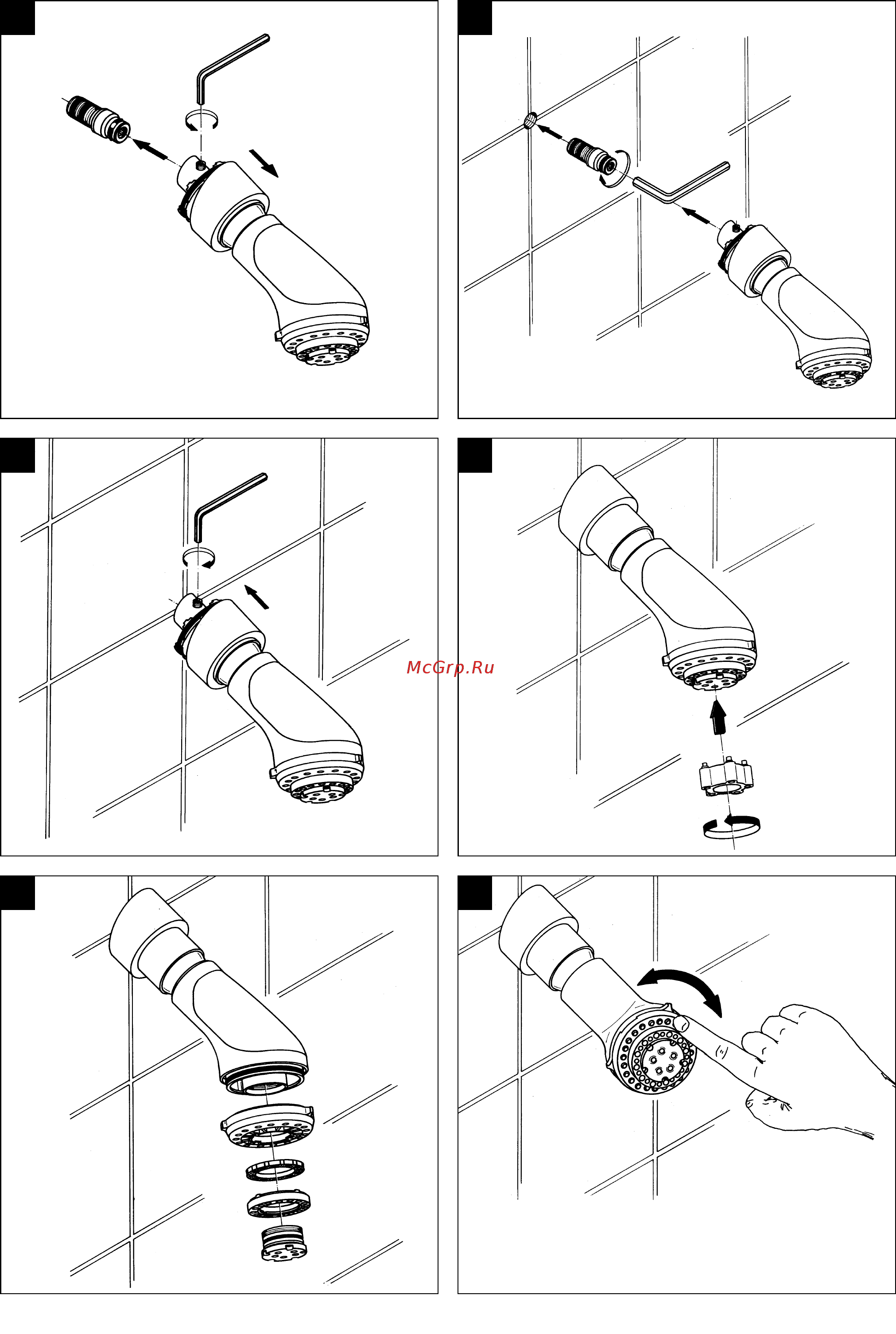Grohe Relexa Plus Top 4 28196000 Инструкция по эксплуатации онлайн [3/10] 332726