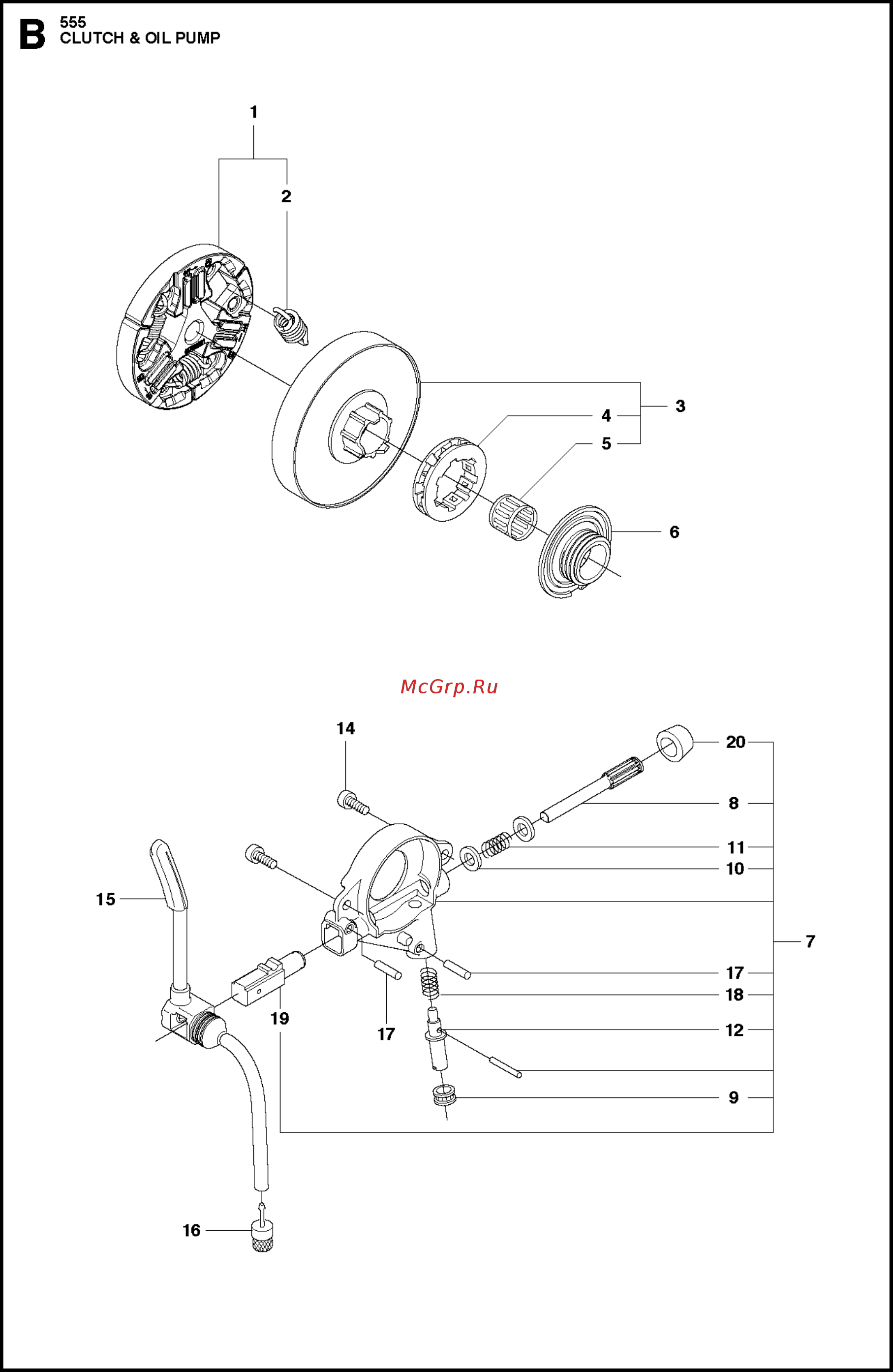 Husqvarna 555 X-TORQ (9660109-15) Инструкция по эксплуатации онлайн [10/31] 332816