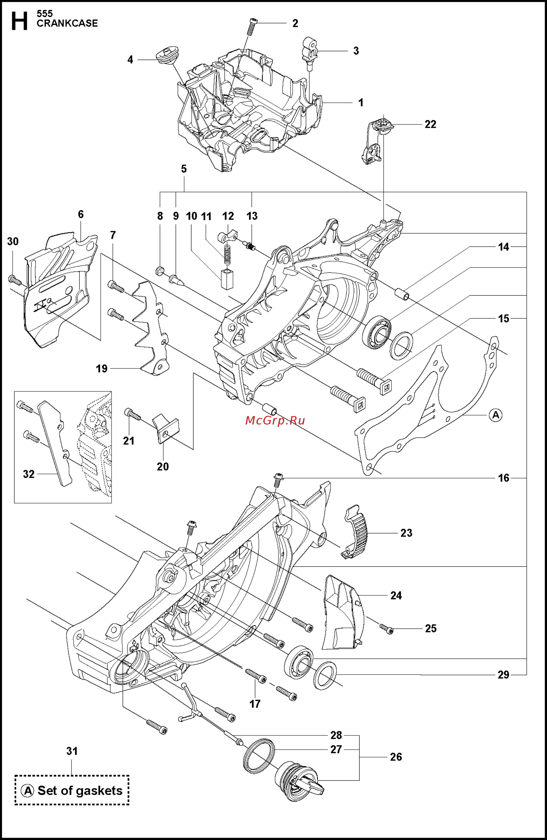 Husqvarna 555 X-TORQ (9660109-15) Инструкция по эксплуатации онлайн [12/31] 332816