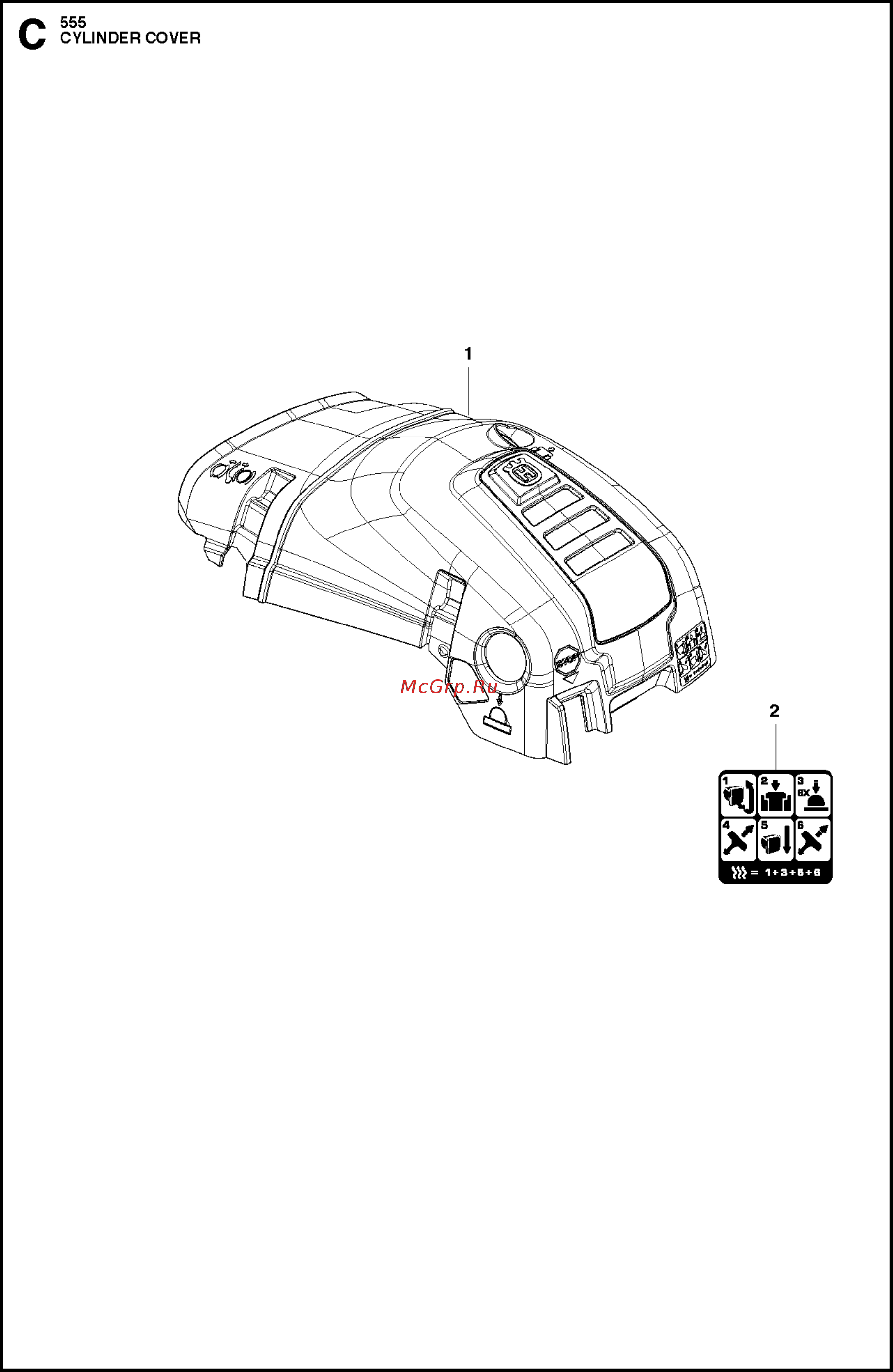 Husqvarna 555 X-TORQ (9660109-15) Инструкция по эксплуатации онлайн [16/31] 332816