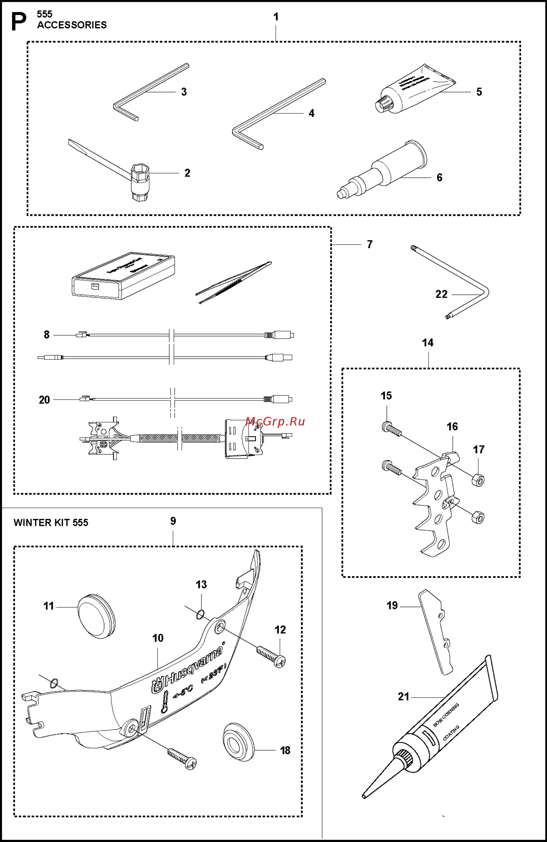 Husqvarna 555 X-TORQ (9660109-15) Инструкция по эксплуатации онлайн [2/31] 332816